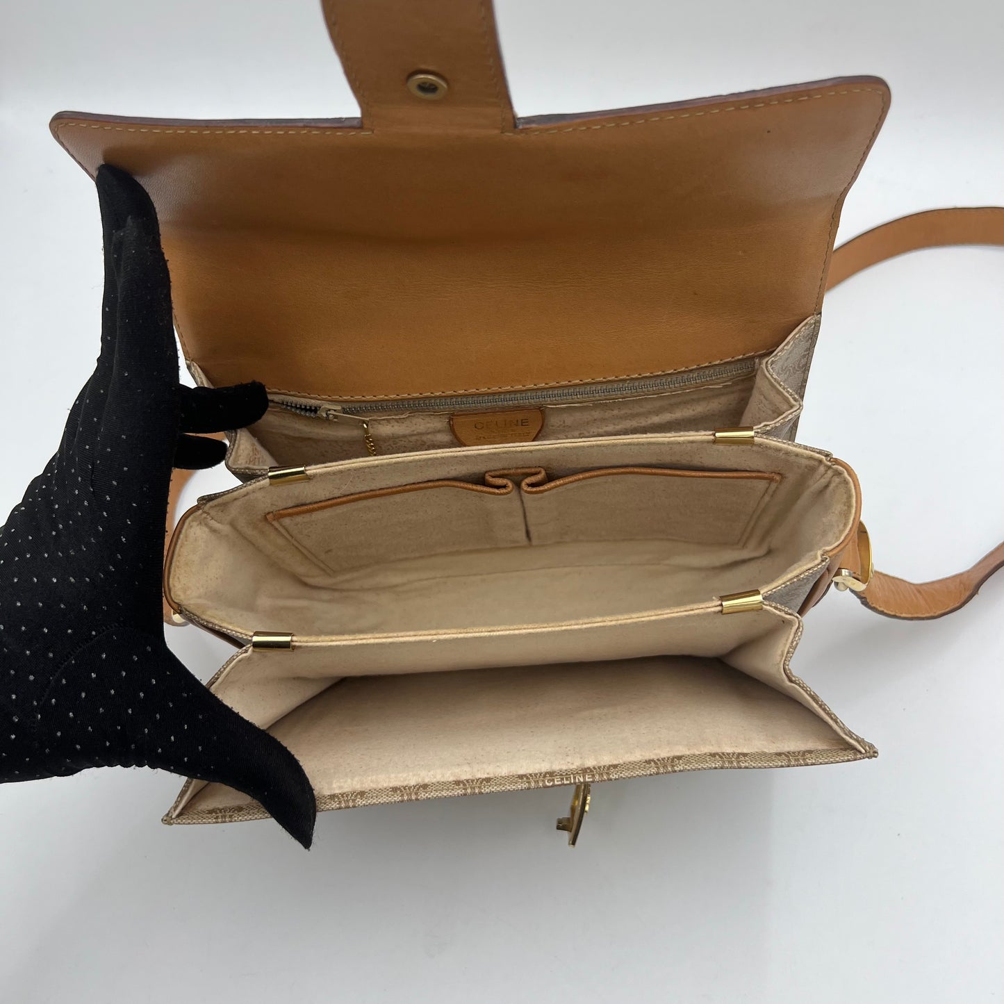 Celine Paris Macadam PVC Horse Carriage Crossbody