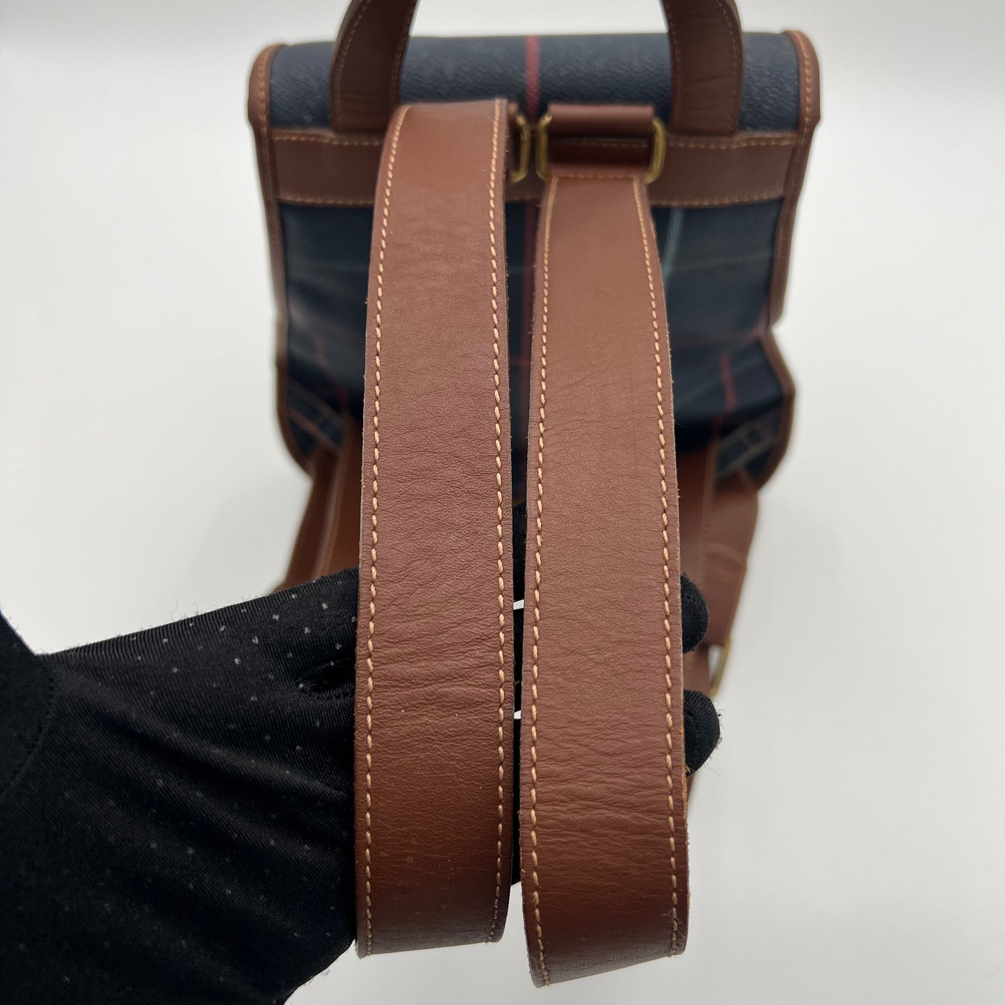Burberry London Rare Blue Plaid Small Backpack