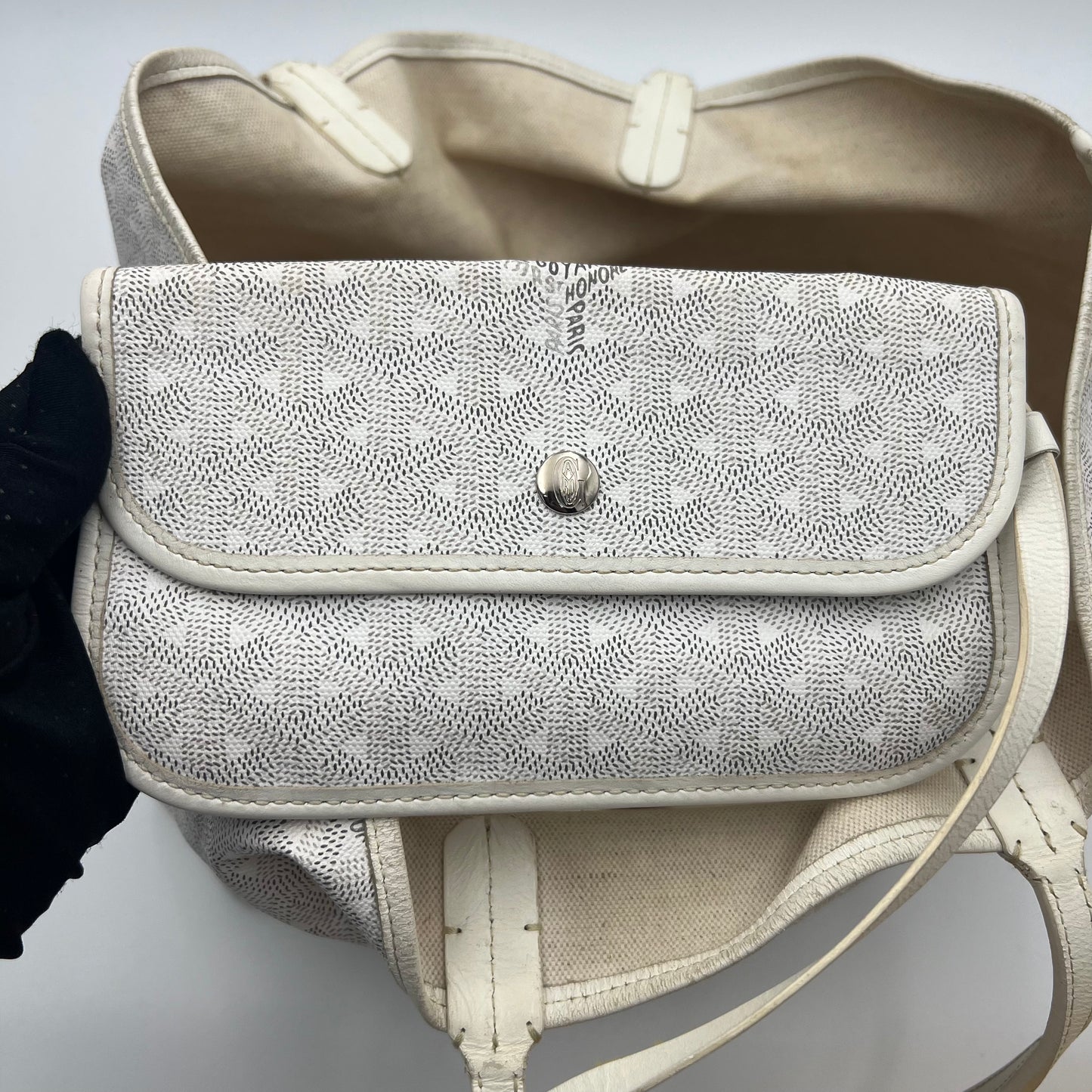 Goyard White St. Louis PM