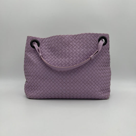Bottega Veneta Light Purple Intrecciato Garda Bag