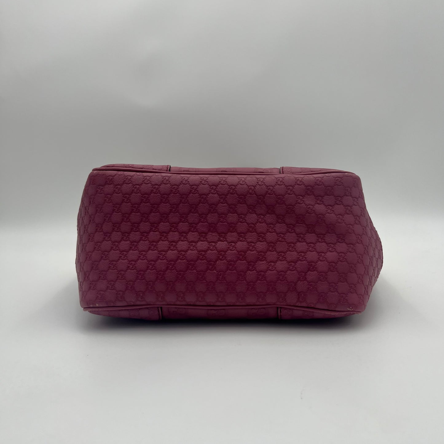 Gucci Purple Guccissima Leather Bree Tote Shoulder Bag