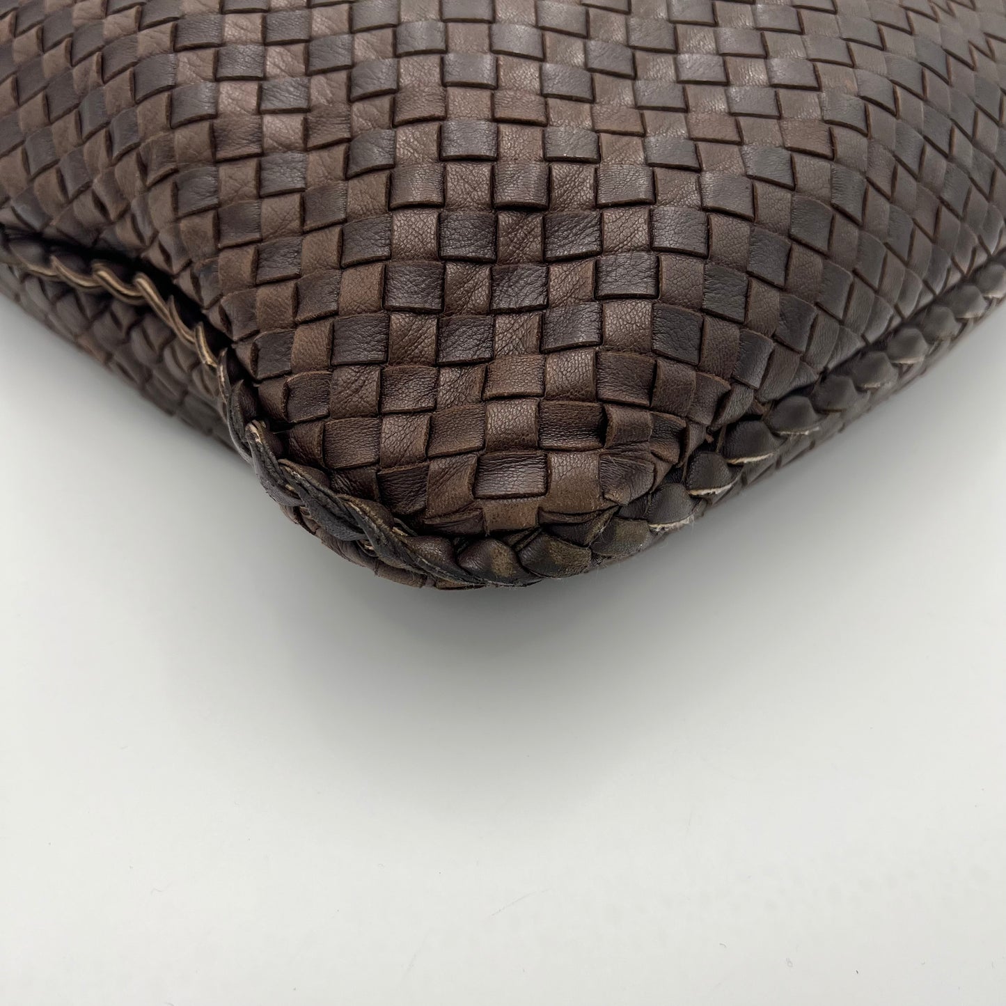 Bottega Veneta Brown Intrecciato Large Hobo Bag