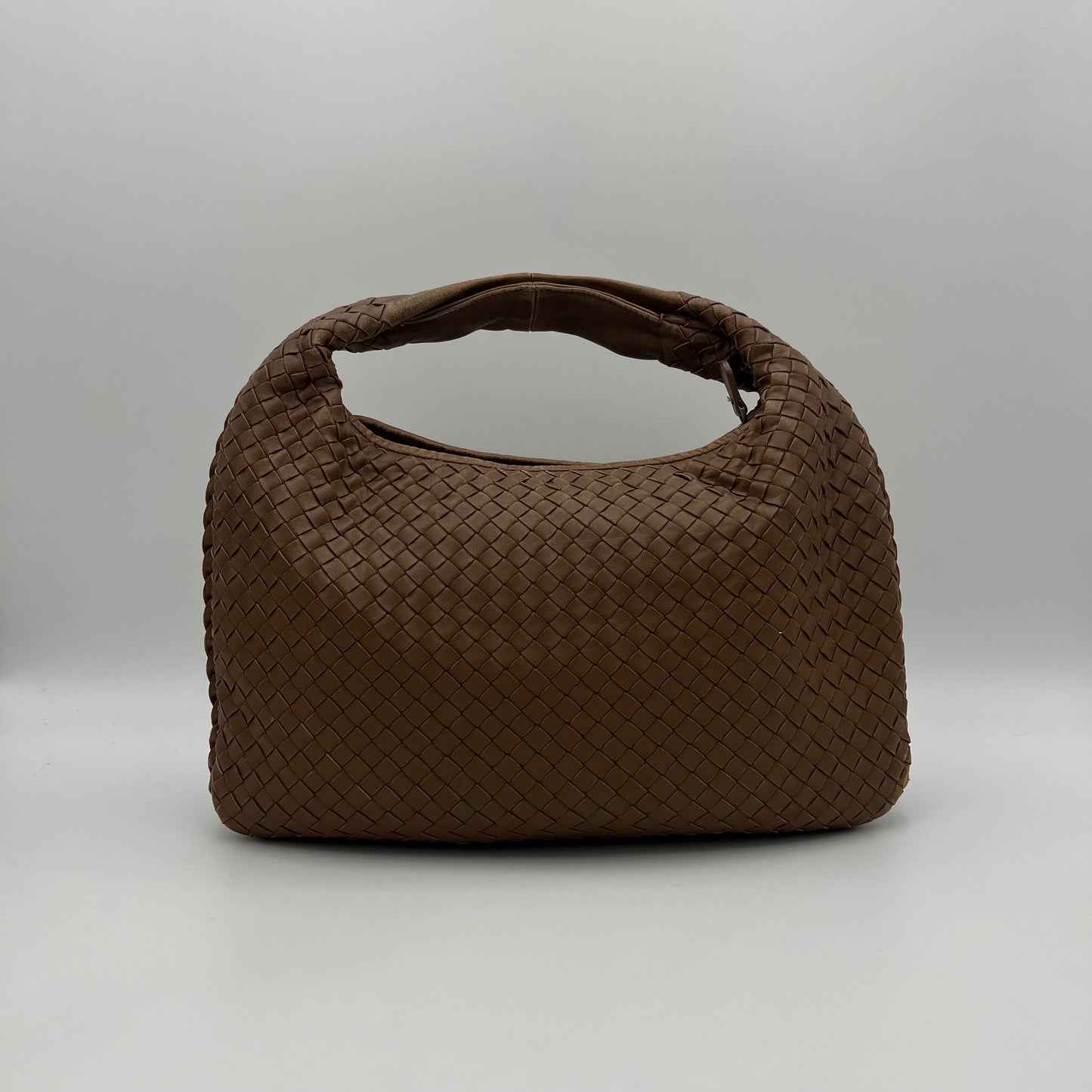 Bottega Veneta Light Brown Intrecciato Hobo Bag