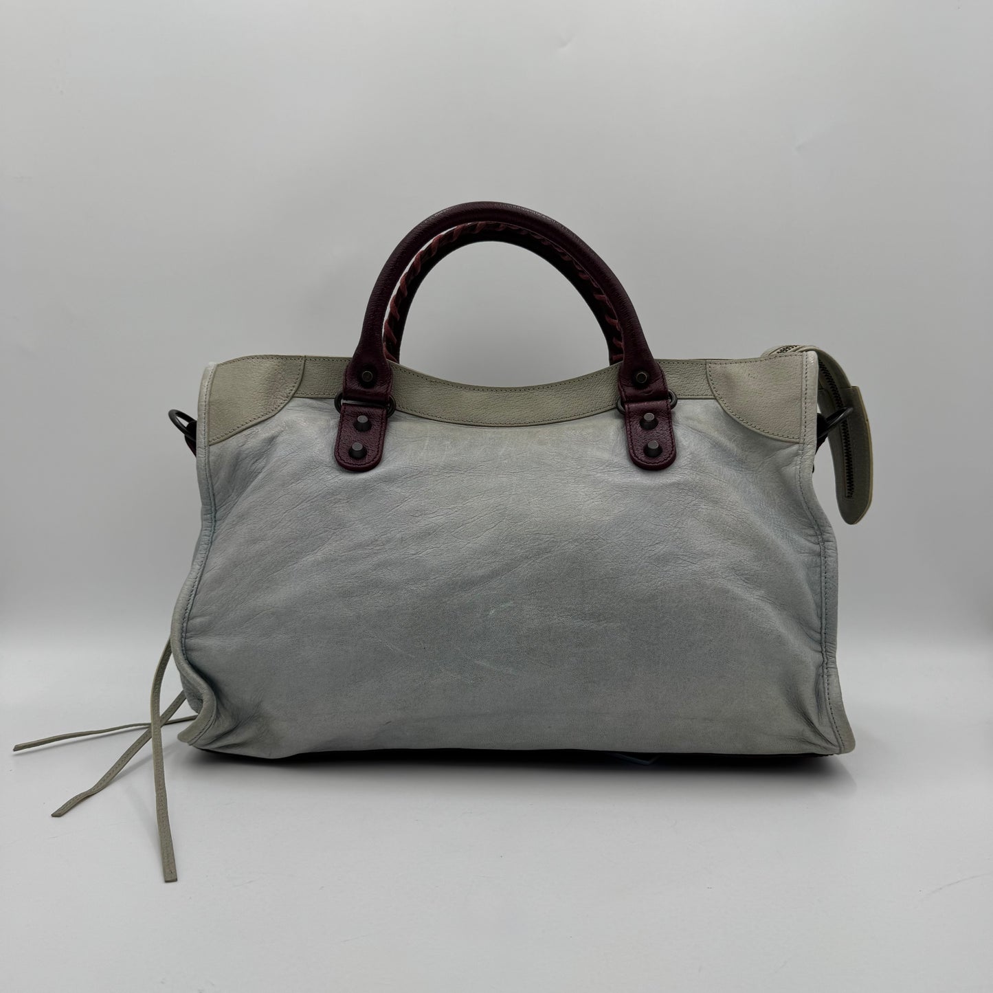 Balenciaga Tri-Color Lambskin Classic City Bag