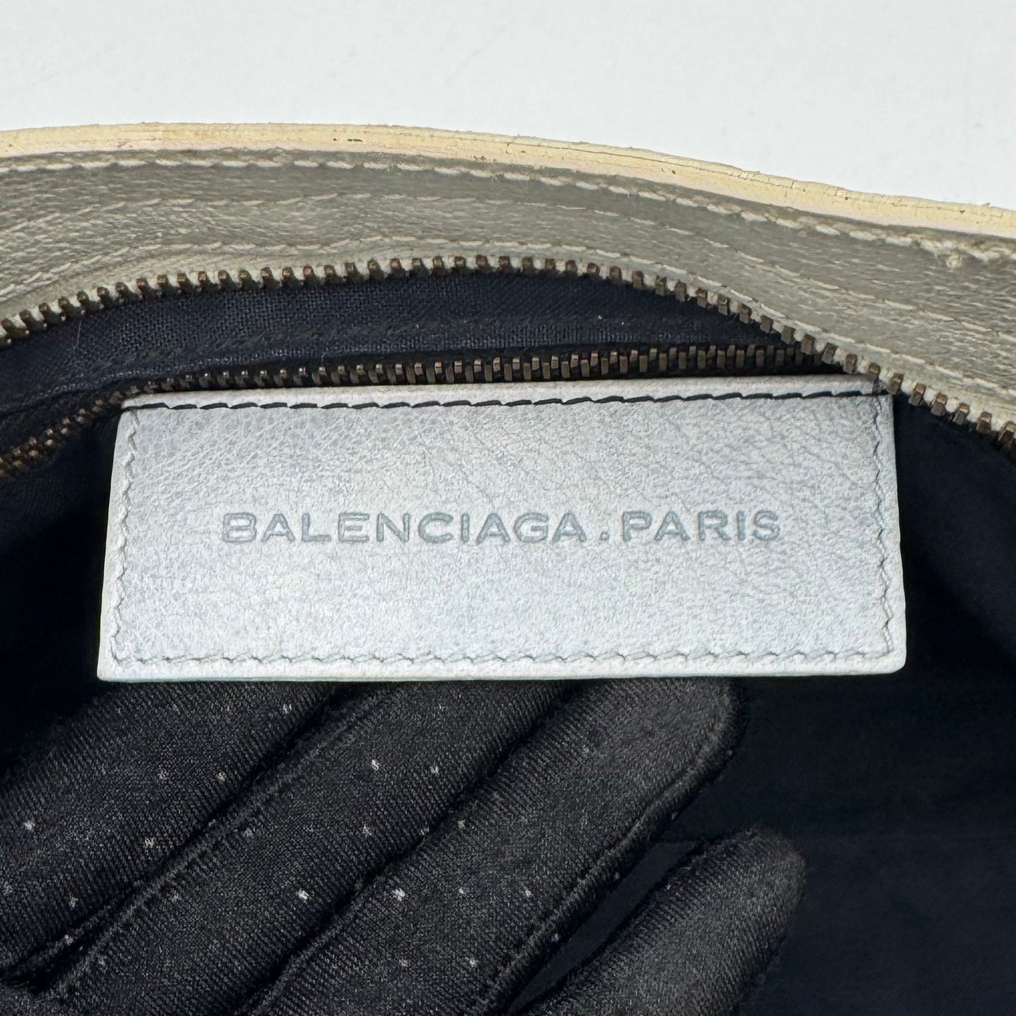 Balenciaga Tri-Color Lambskin Classic City Bag