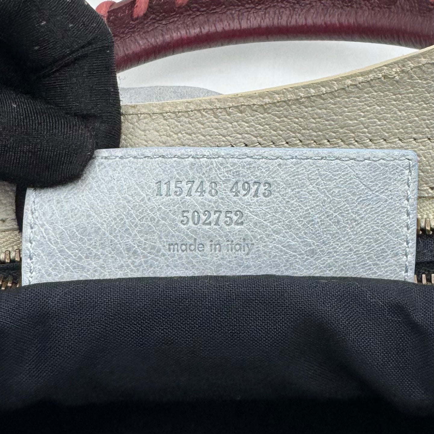 Balenciaga Tri-Color Lambskin Classic City Bag