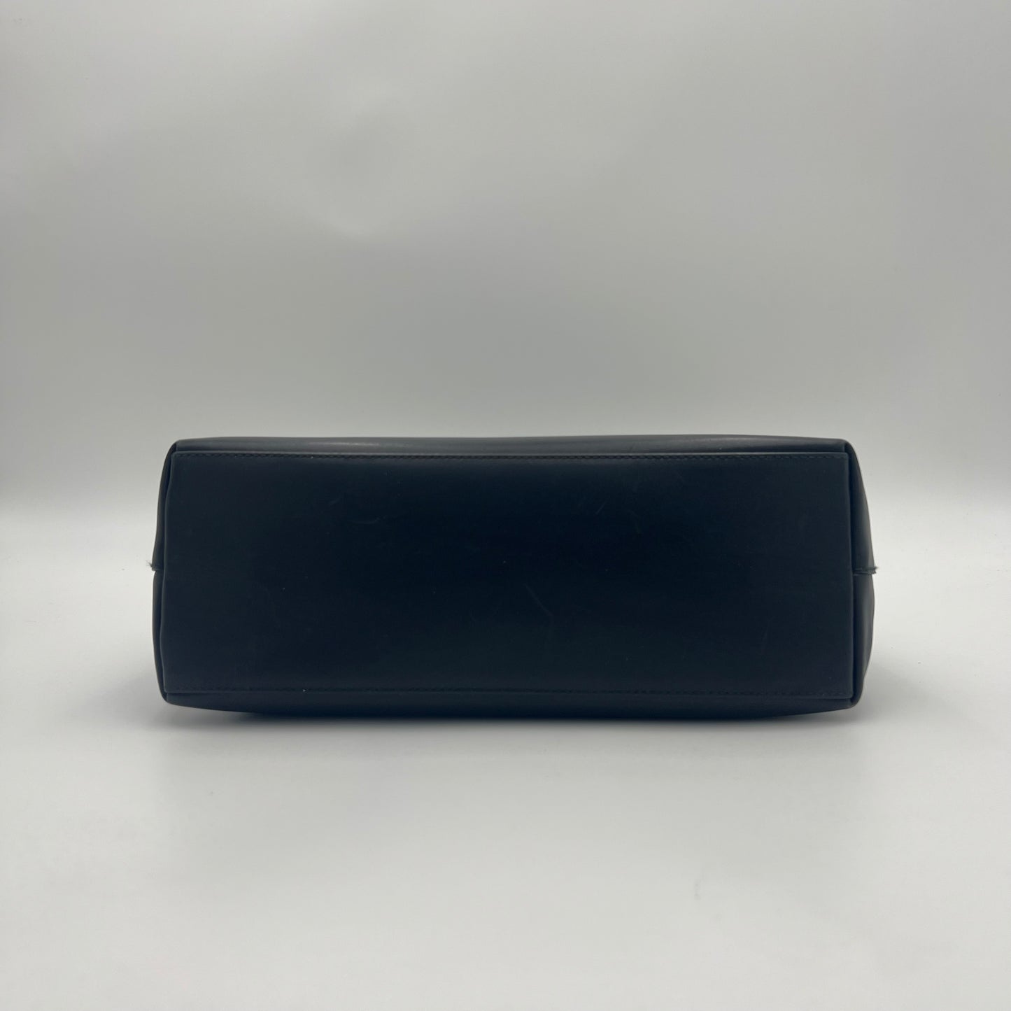 Gucci Black Leather Bamboo Shoulder Bag