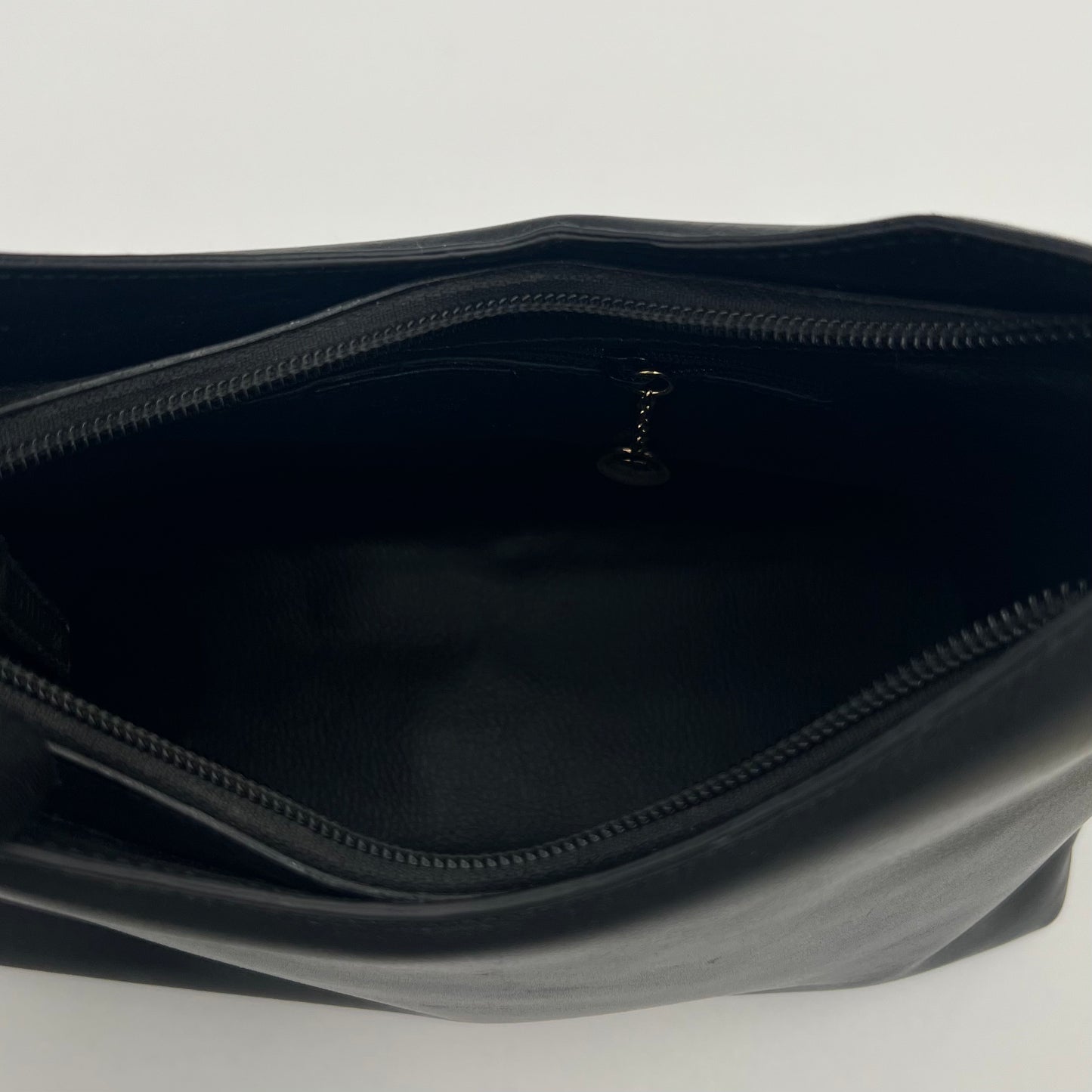 Gucci Black Leather Bamboo Shoulder Bag