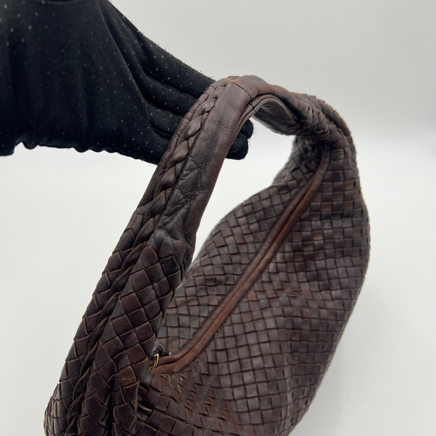 Bottega Veneta Brown Intrecciato Large Hobo Bag