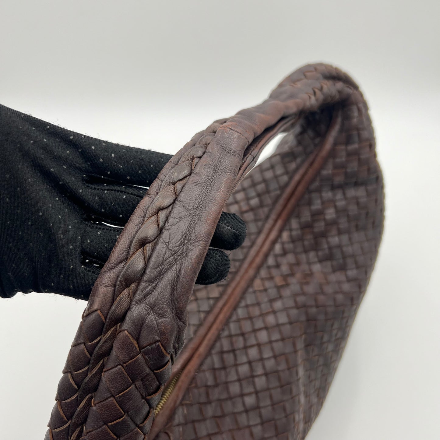 Bottega Veneta Brown Intrecciato Large Hobo Bag