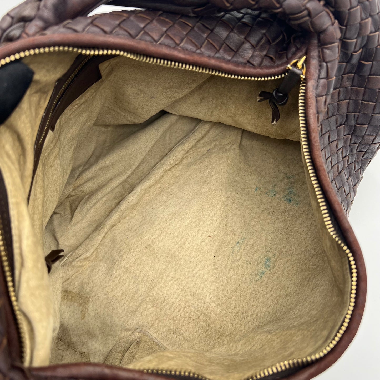 Bottega Veneta Brown Intrecciato Large Hobo Bag