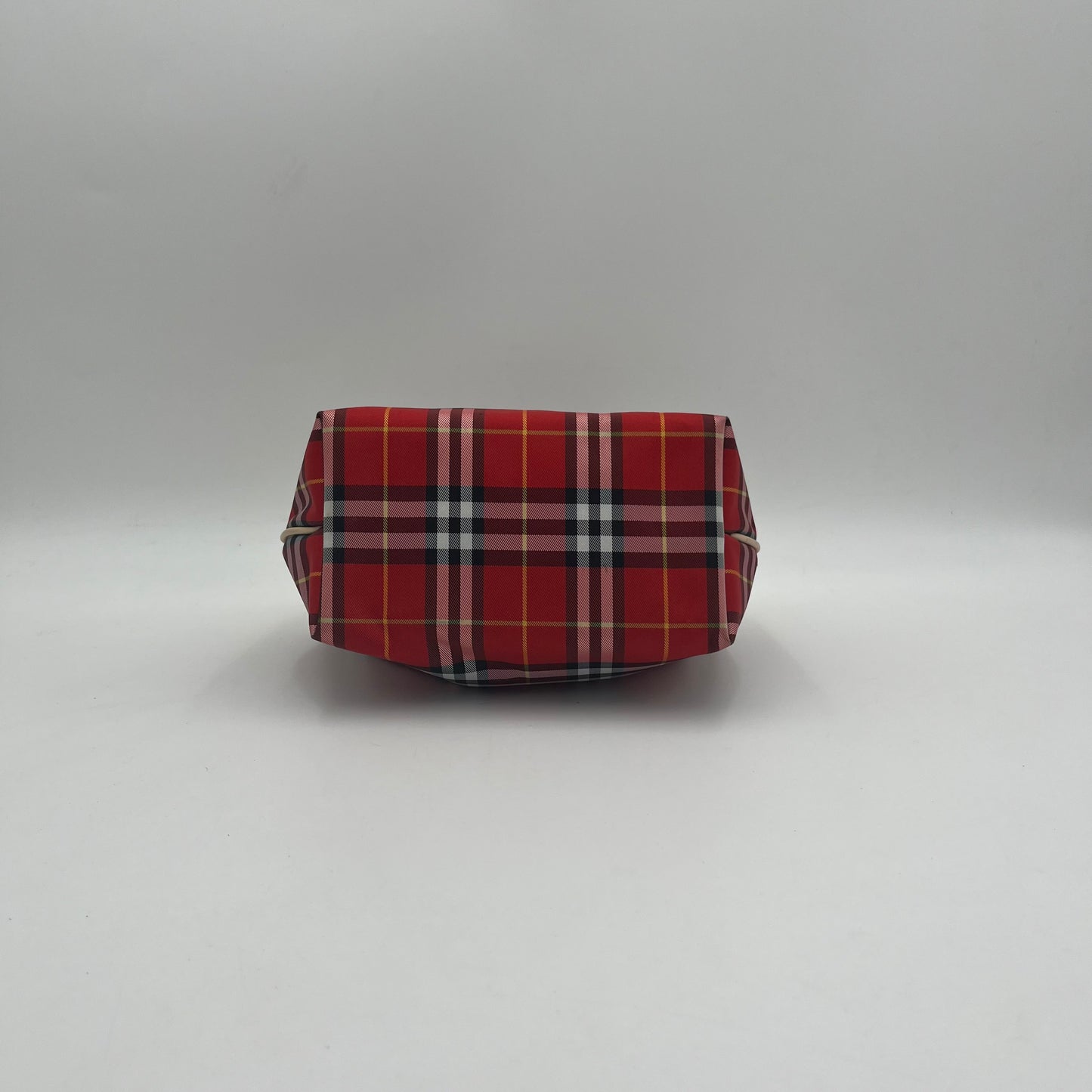 Burberry Red Nova Check Small Handbag