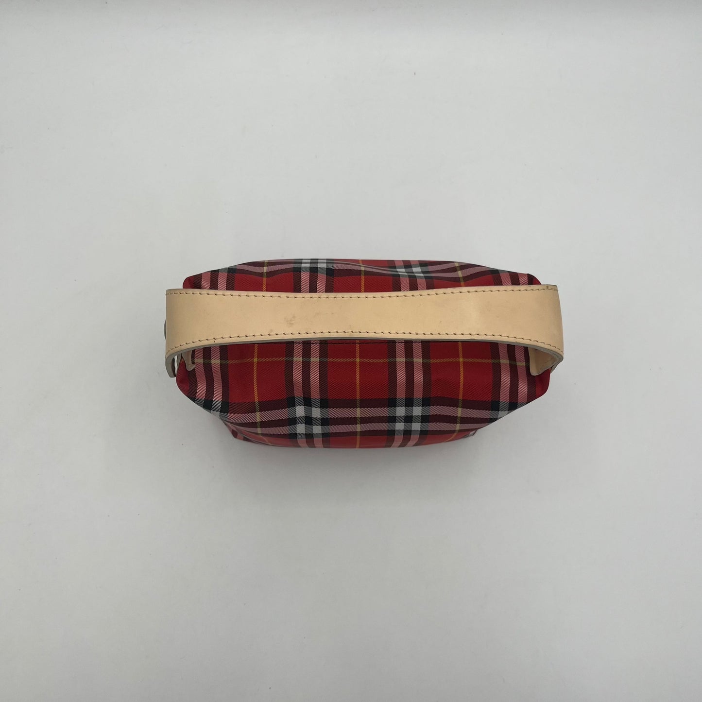 Burberry Red Nova Check Small Handbag