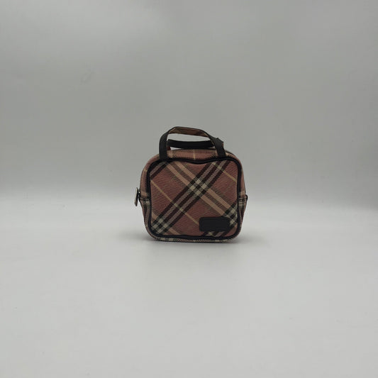 Burberry Blue Label Pink Nova Cloth Mini Tofu Bag