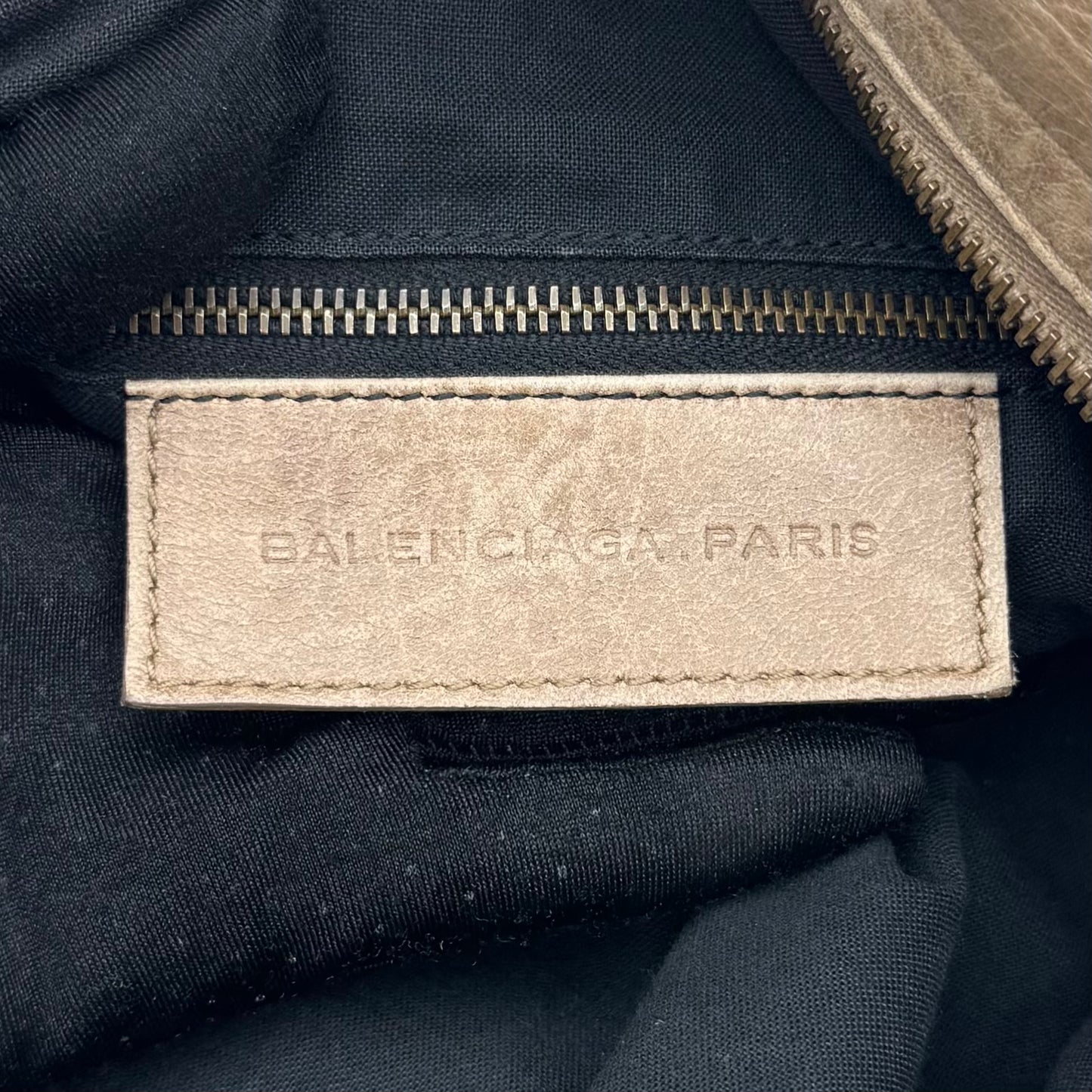 Balenciaga Light Brown Leather Classic Velo