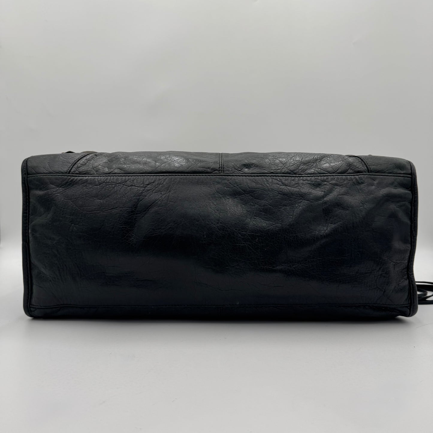Balenciaga Black Leather Classic Part Time