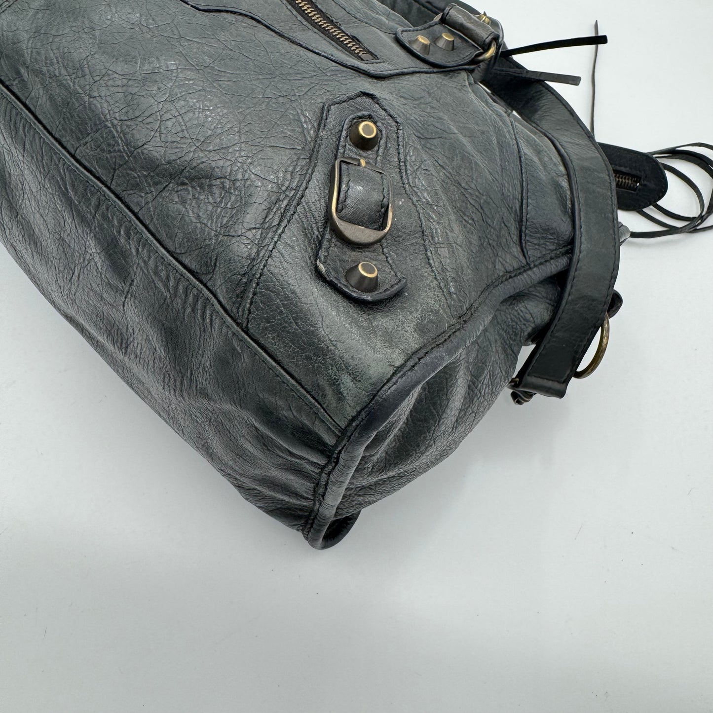 Balenciaga Black Leather Classic Part Time