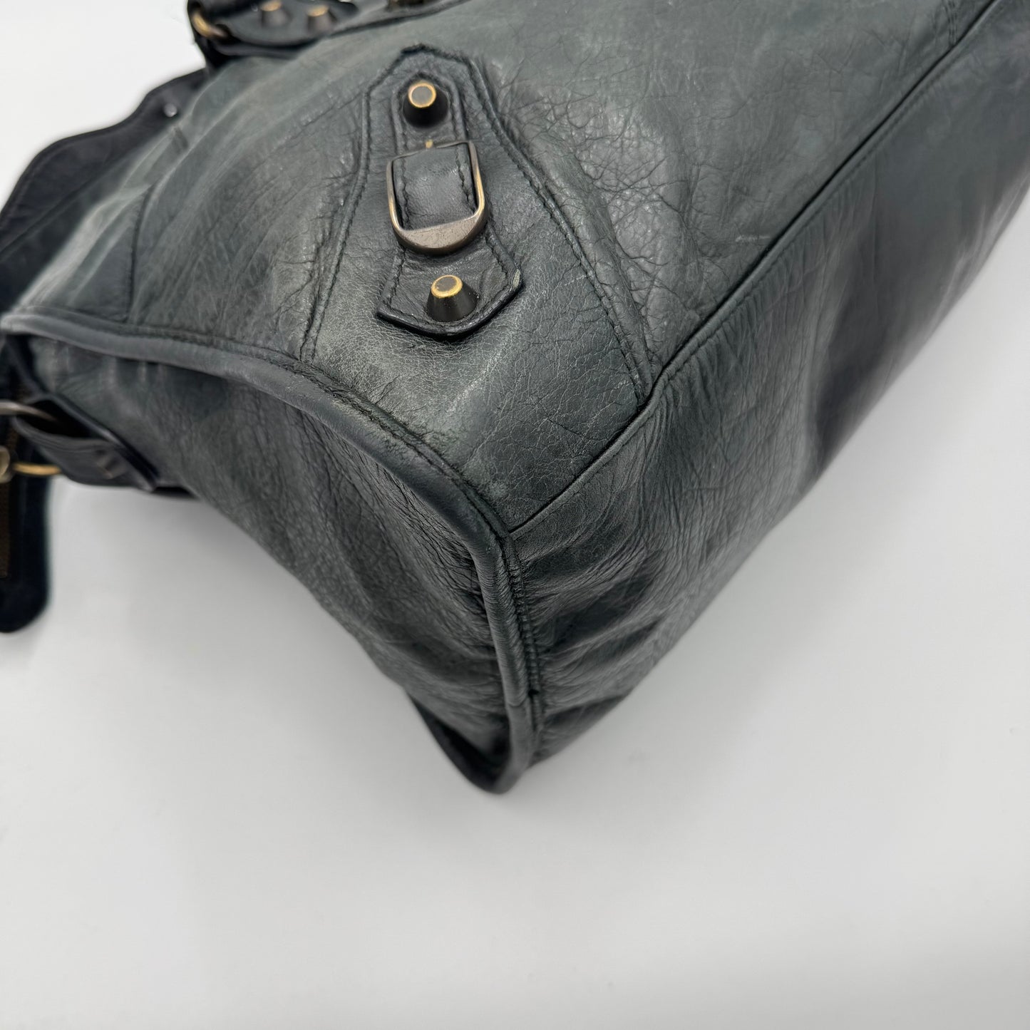 Balenciaga Black Leather Classic Part Time