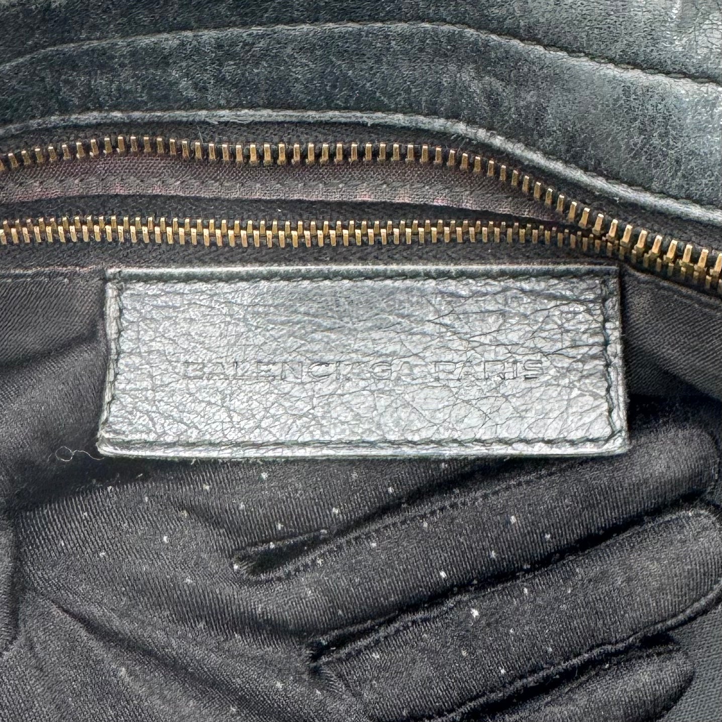 Balenciaga Black Leather Classic Part Time