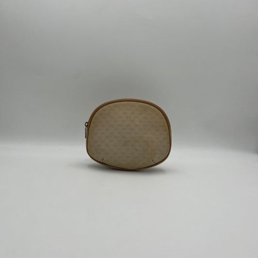 Gucci Cream Micro GG Semi Round Pouch