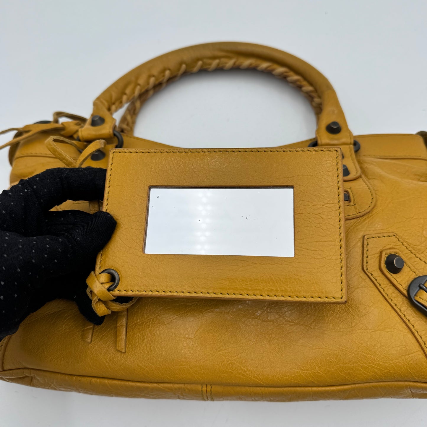 Balenciaga Mustard Yellow Classic First