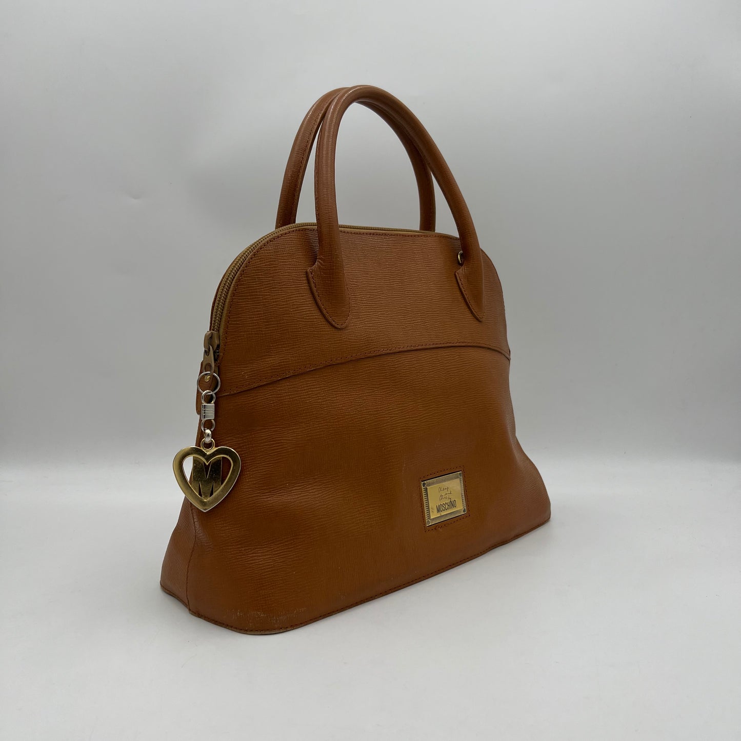 Moschino Brown Leather Alma