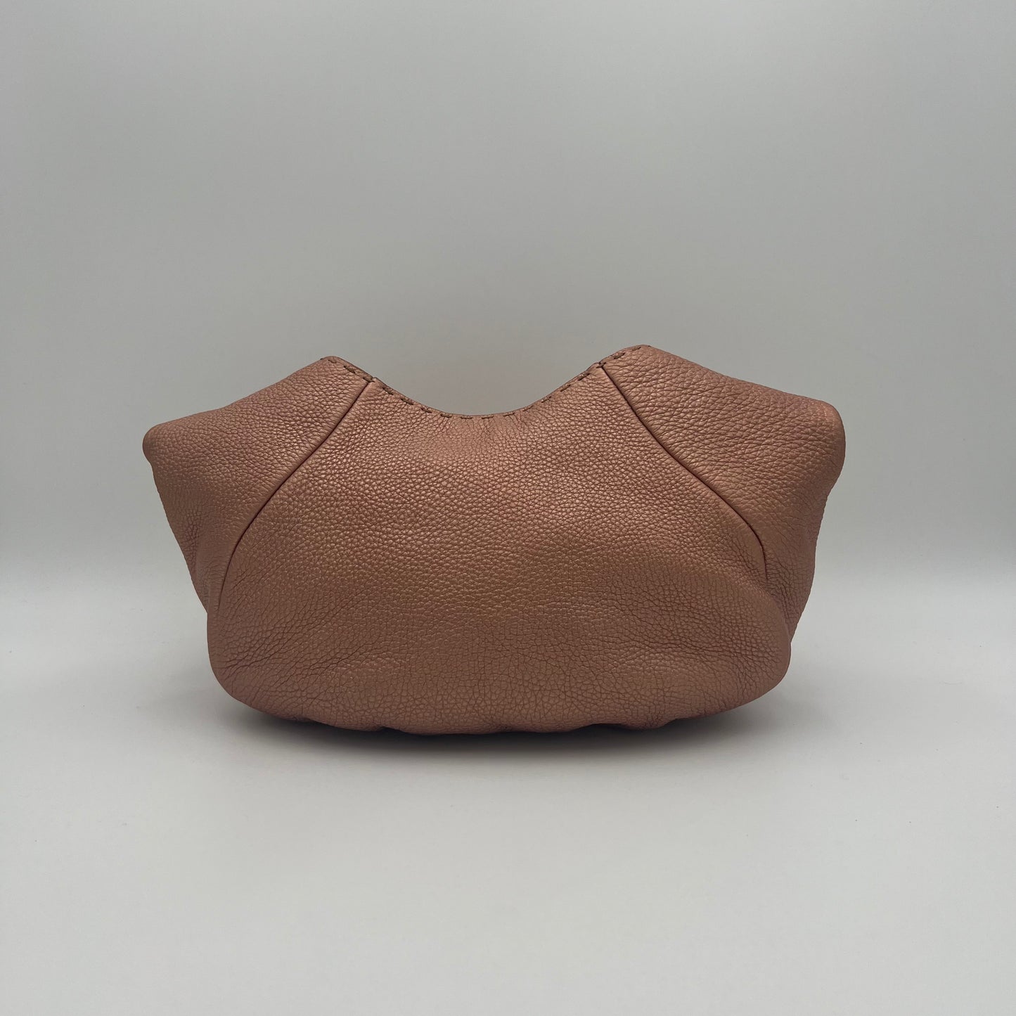 Fendi Pink Selleria Leather Hobo Bag