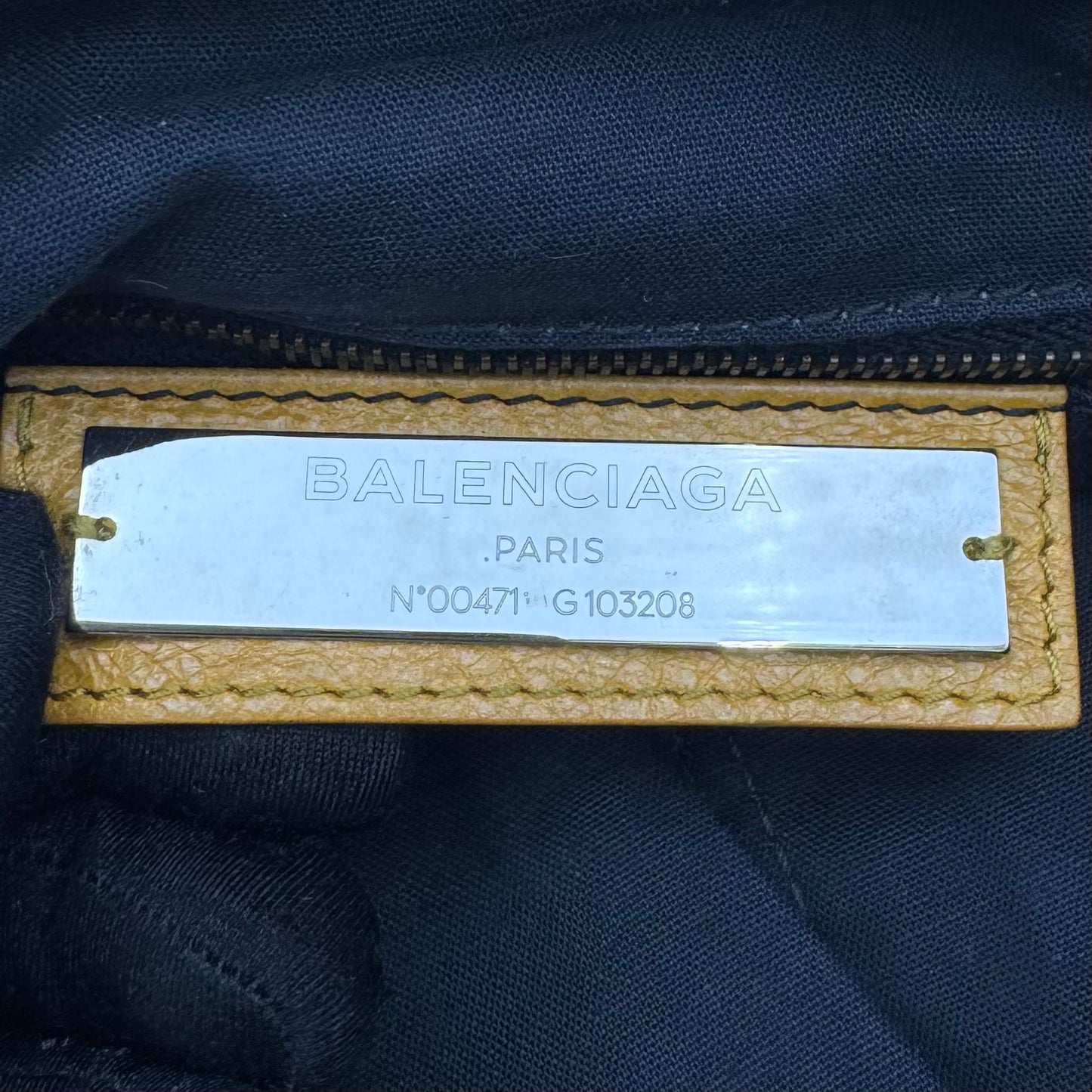 Balenciaga Mustard Yellow Classic First