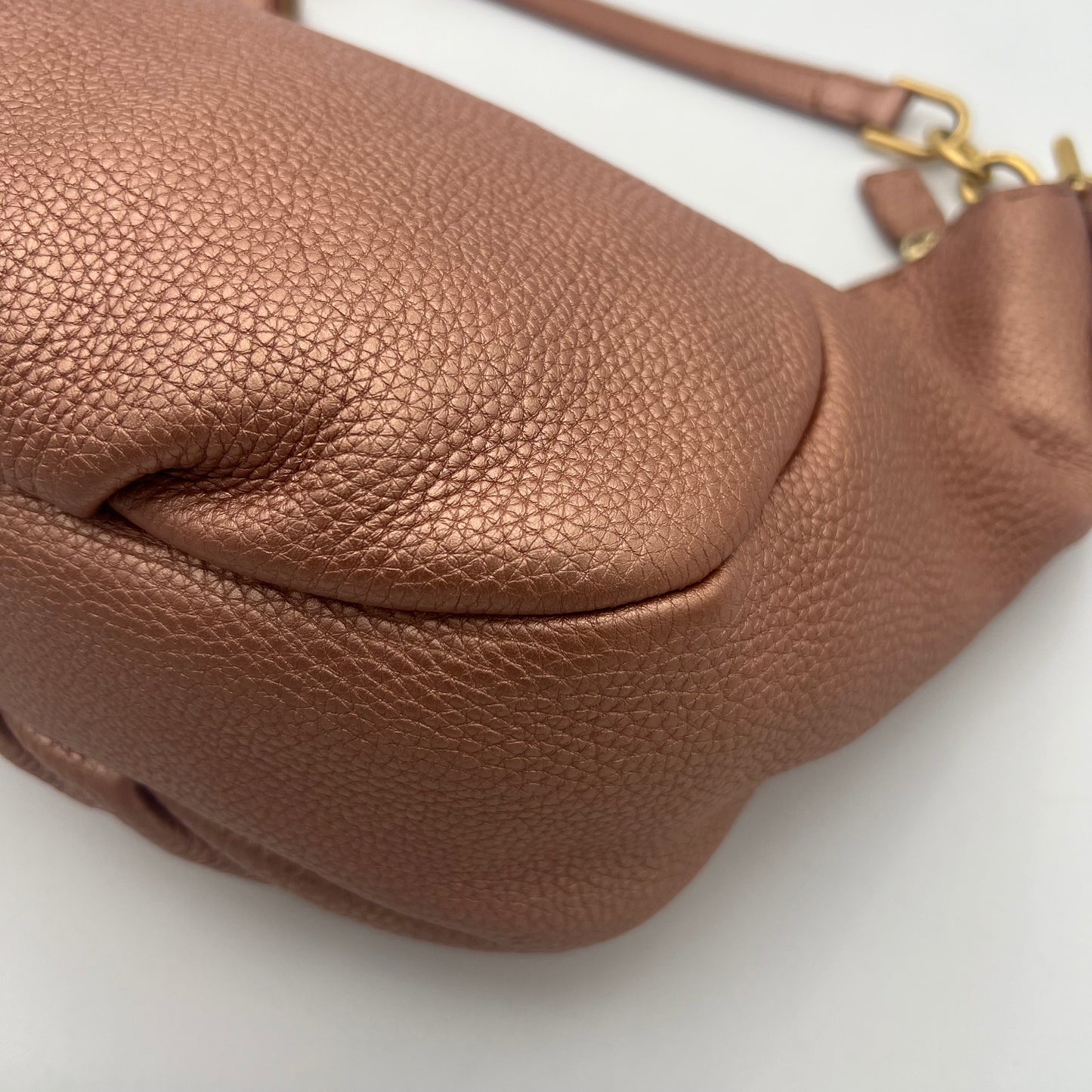 Fendi Pink Selleria Leather Hobo Bag
