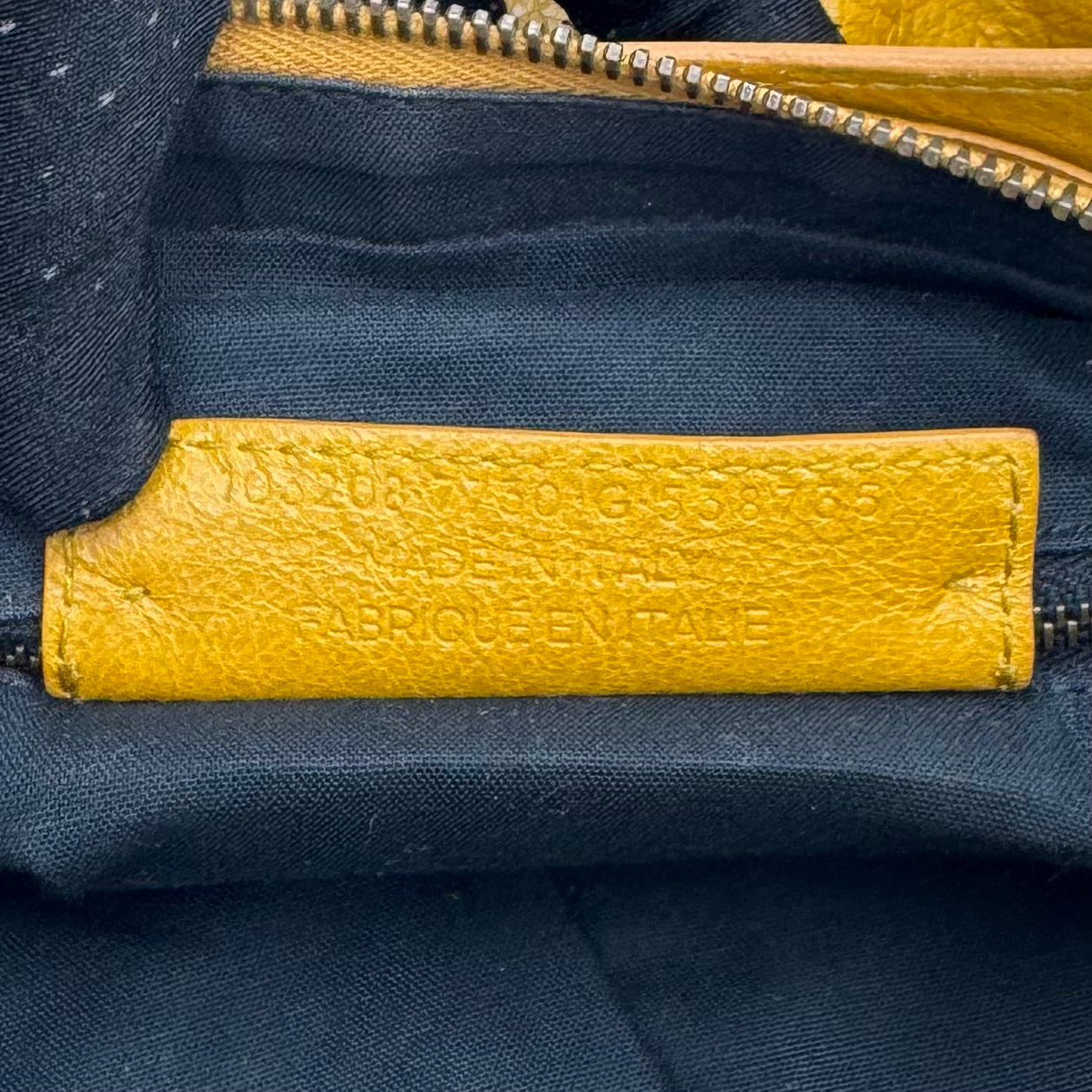 Balenciaga Mustard Yellow Classic First