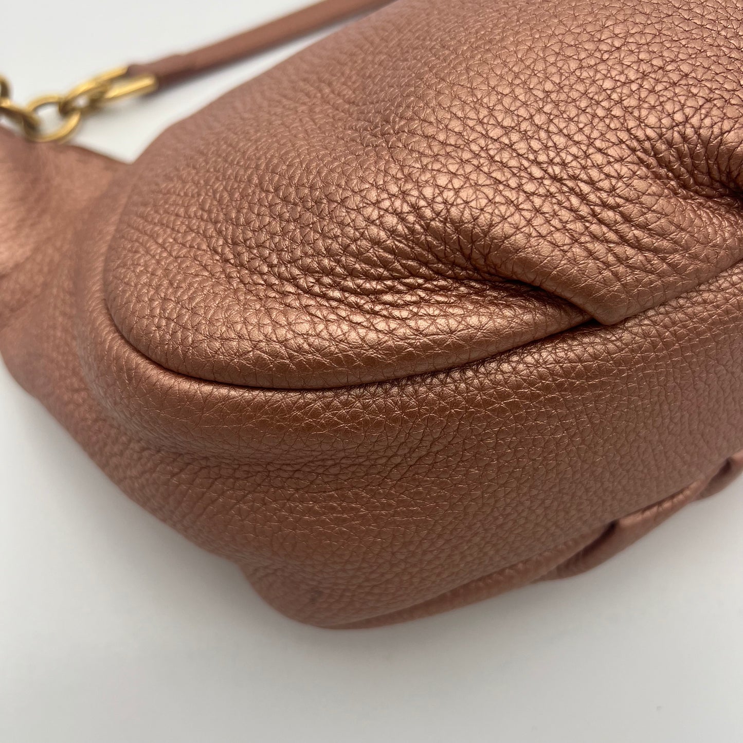 Fendi Pink Selleria Leather Hobo Bag