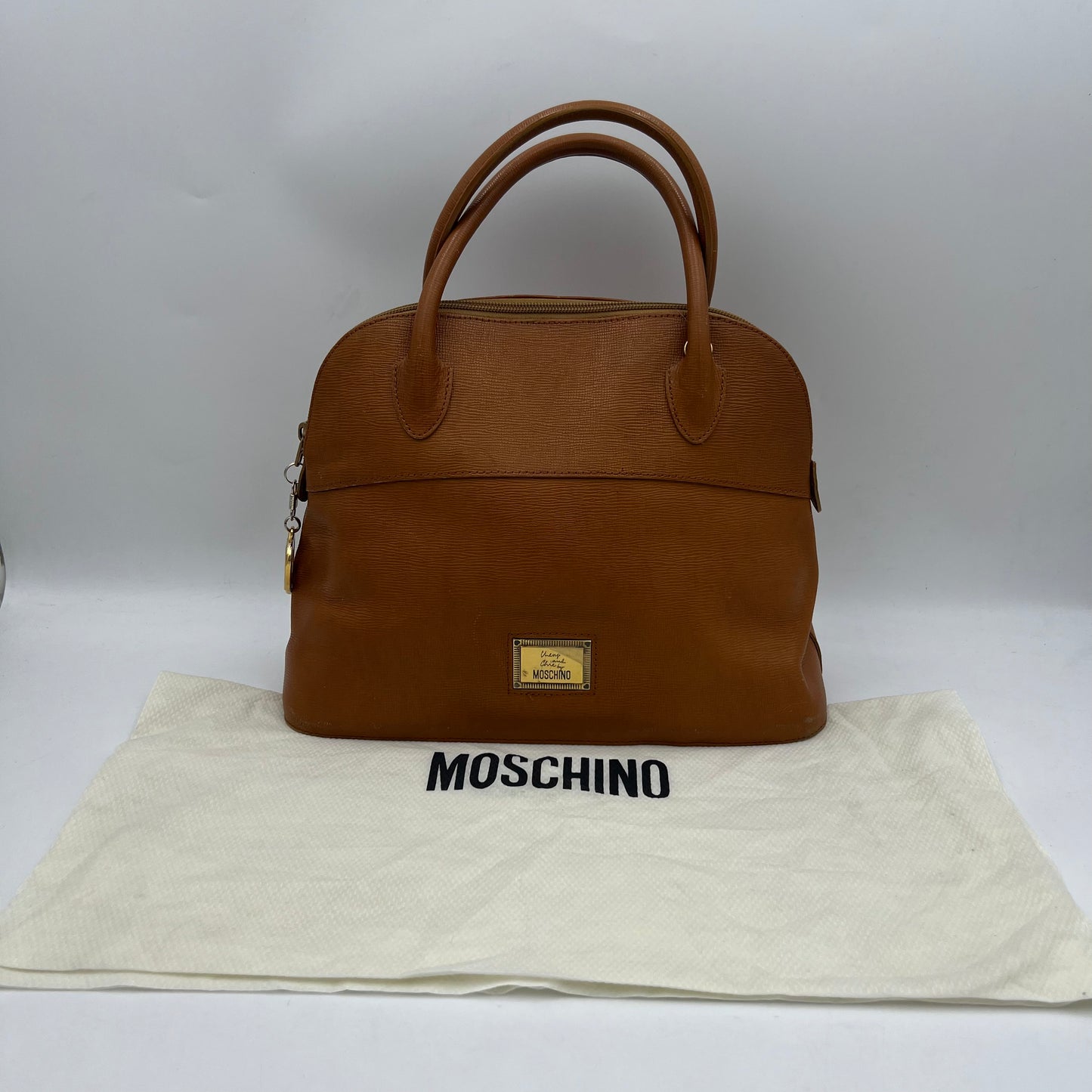 Moschino Brown Leather Alma