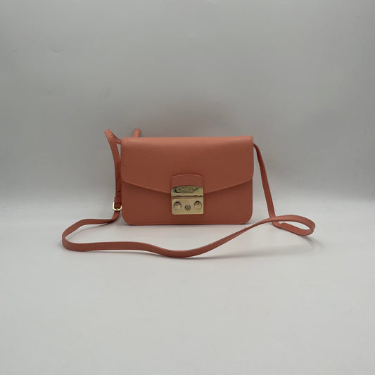 Furla Peach Metropolis Crossbody
