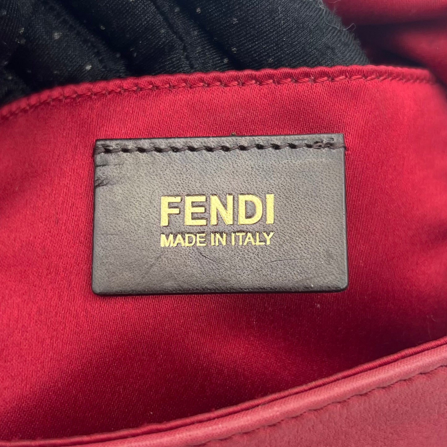 Fendi Pink Leather Mini Mamma Baguette