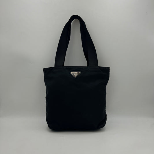 Prada Black Nylon Medium Tote