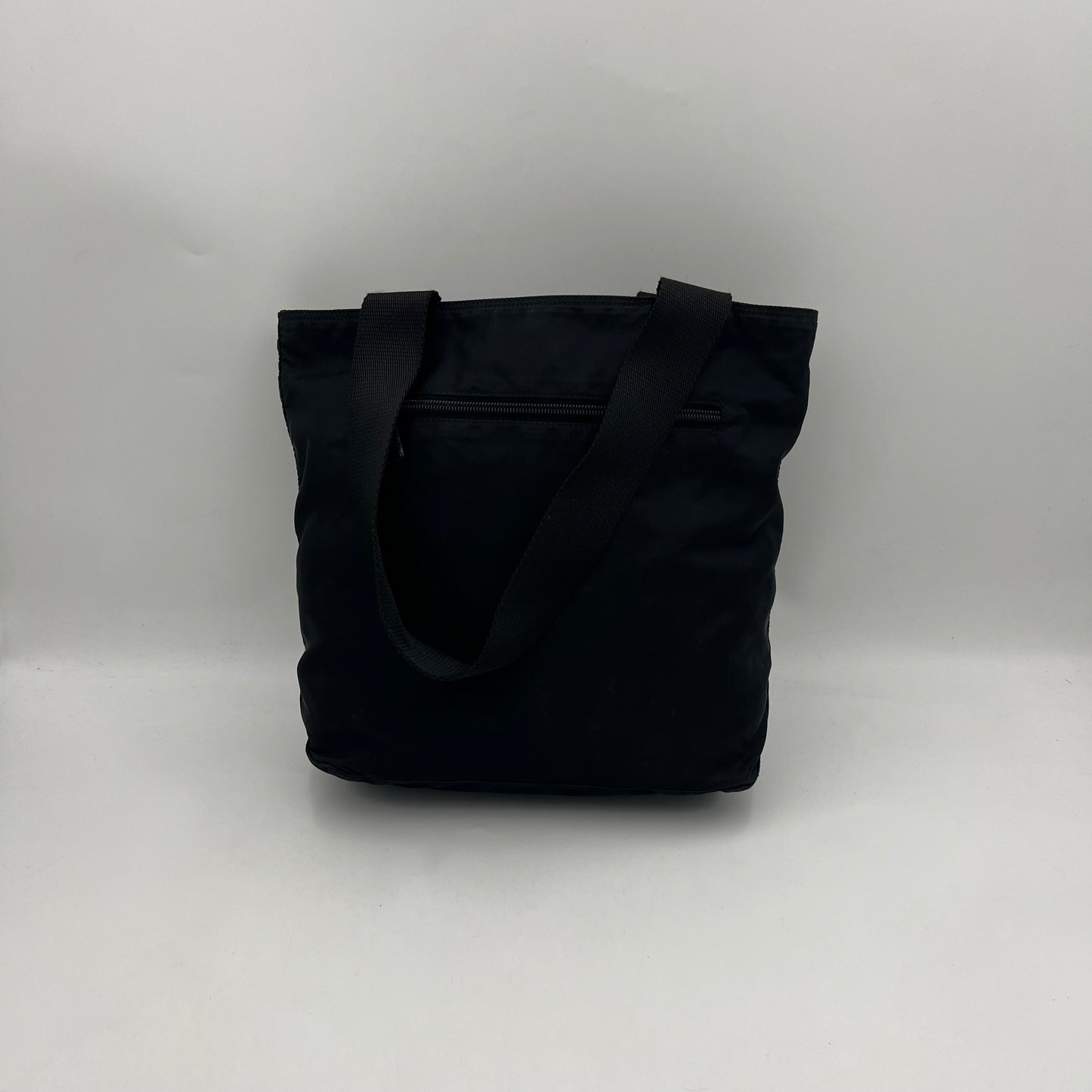 Prada Black Nylon Medium Tote