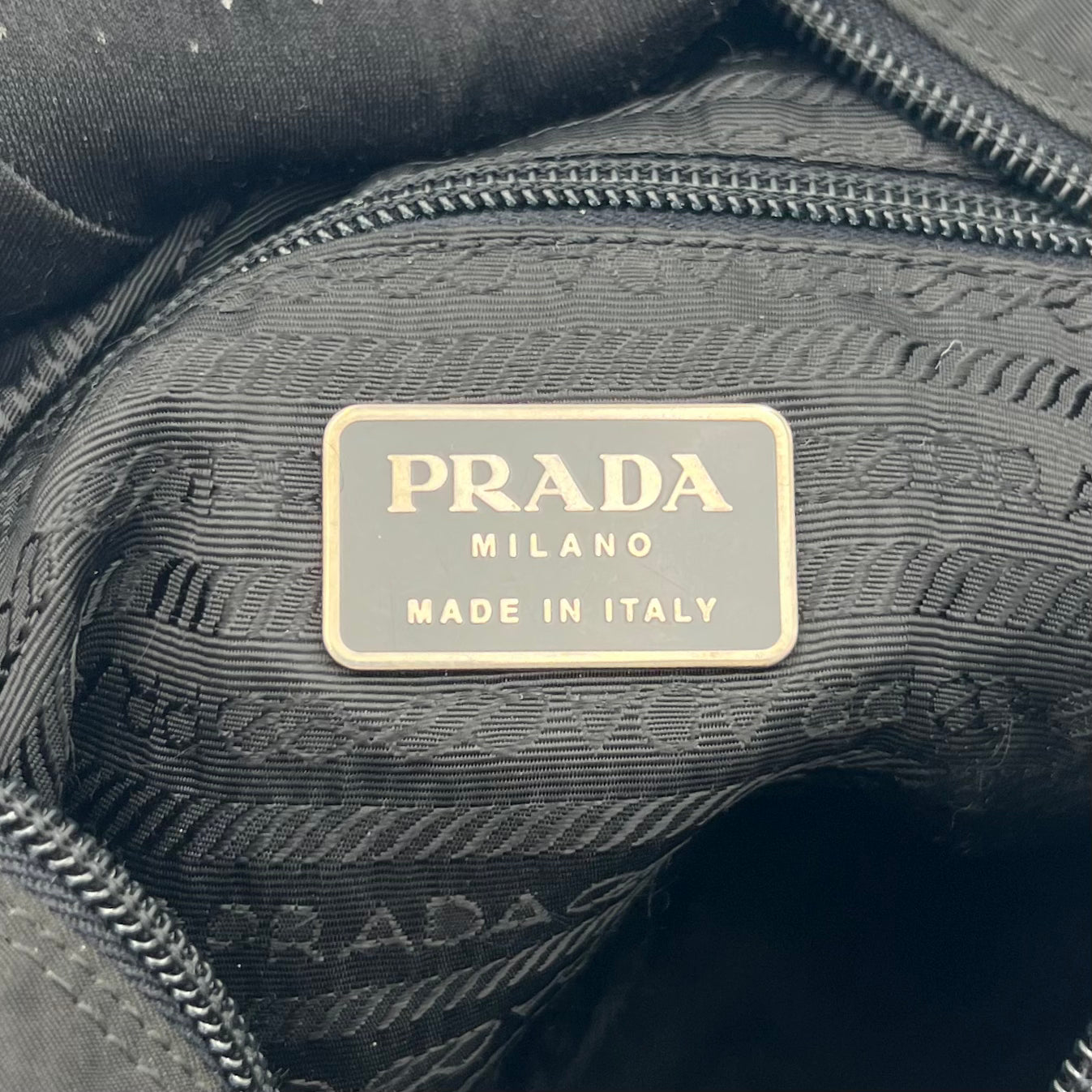 Prada Black Nylon Medium Tote