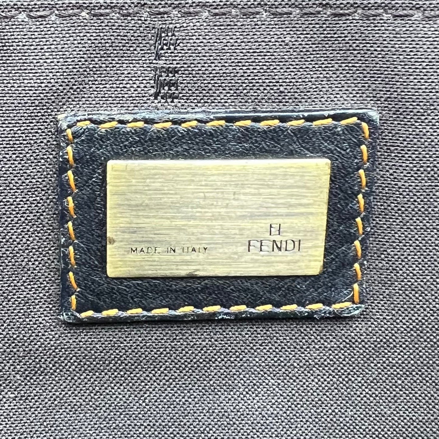 Fendi Leopard Print Buckle Flap Shoulder Bag