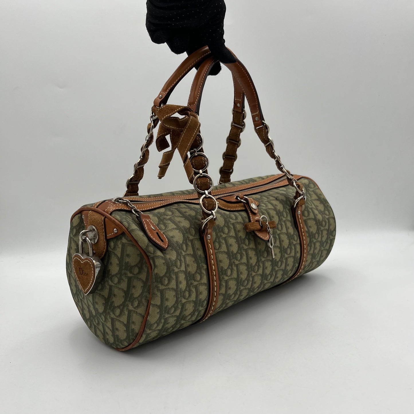 Christian Dior Romantique Trotter Barrel Bag