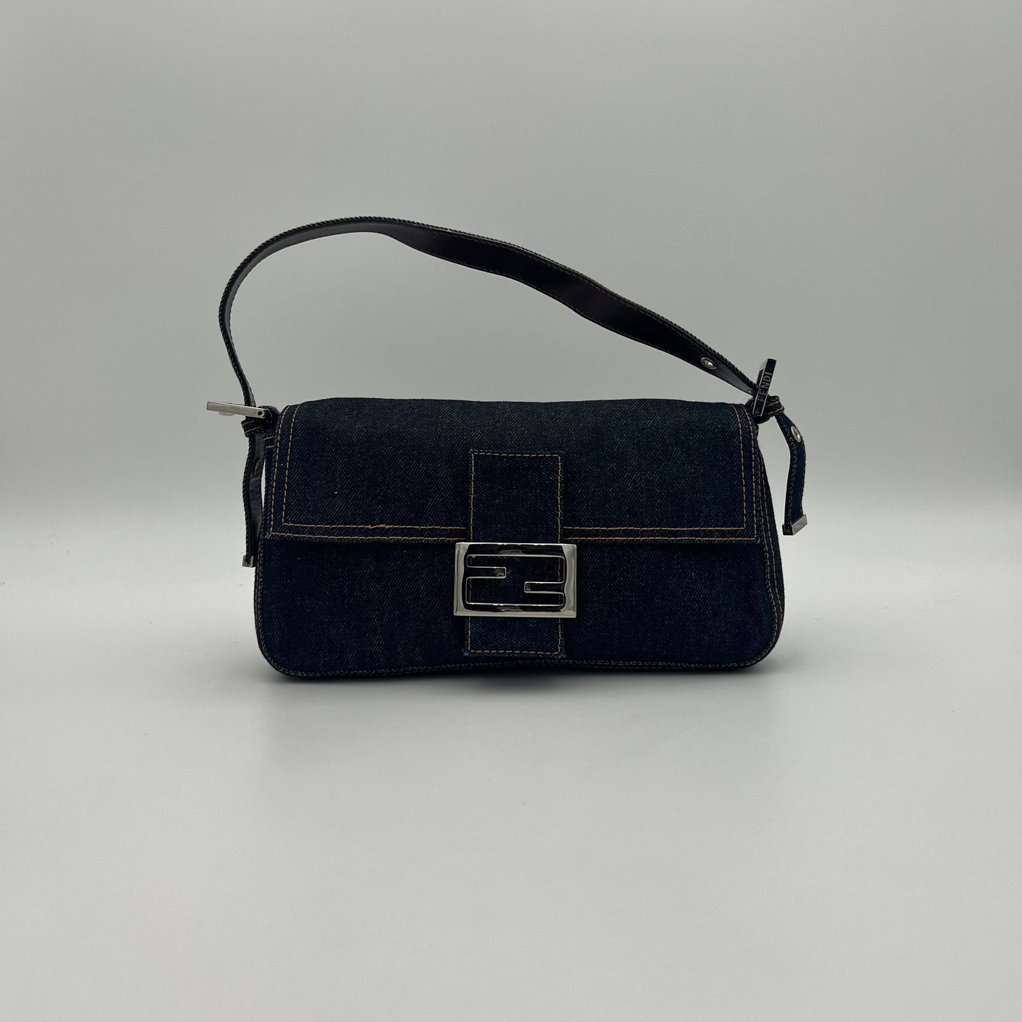 Fendi Denim Baguette