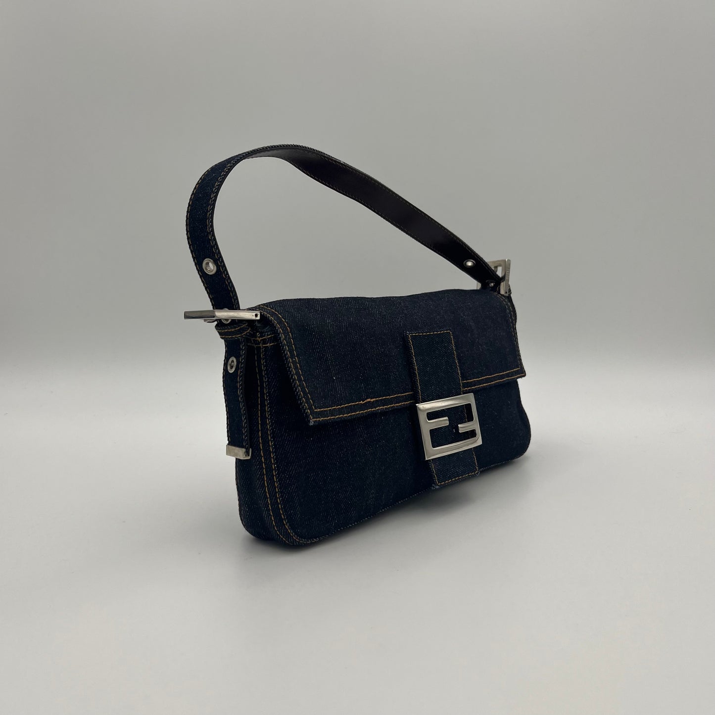Fendi Denim Baguette