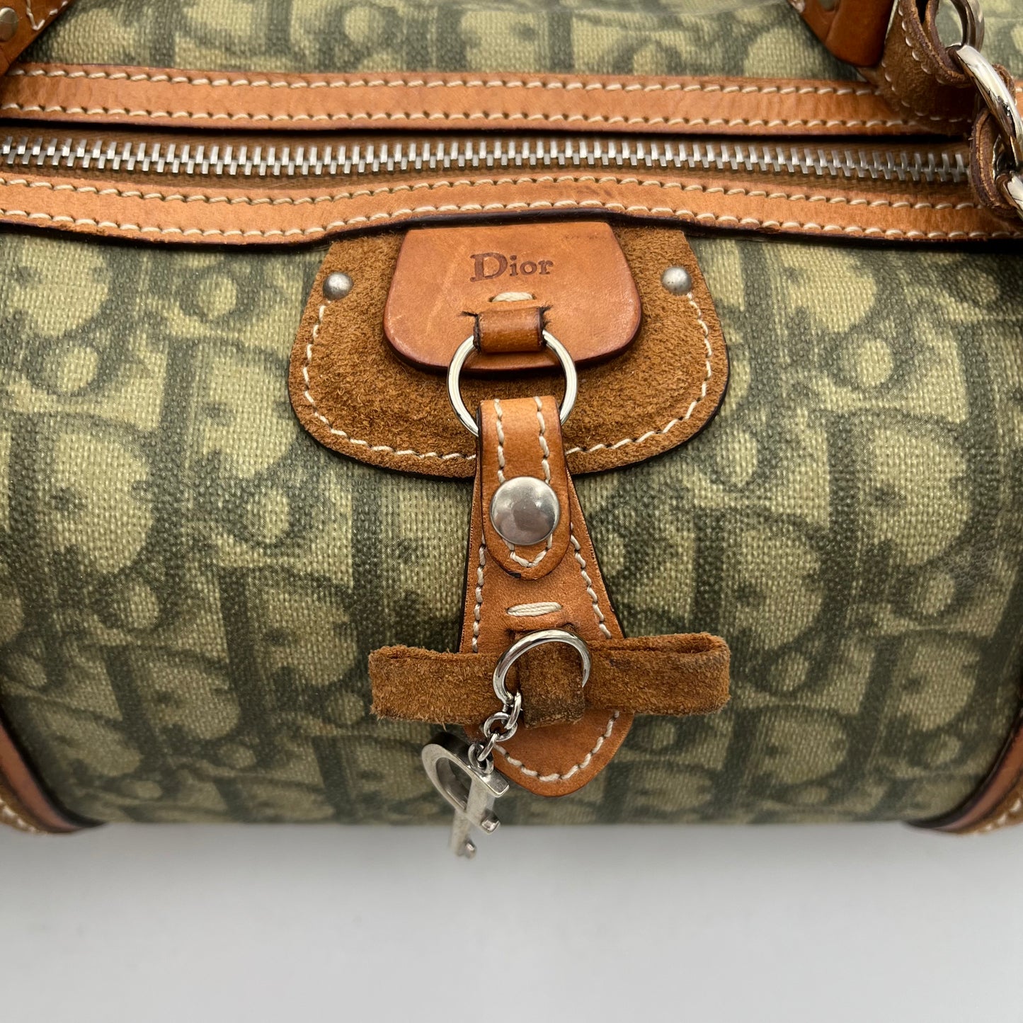 Christian Dior Romantique Trotter Barrel Bag