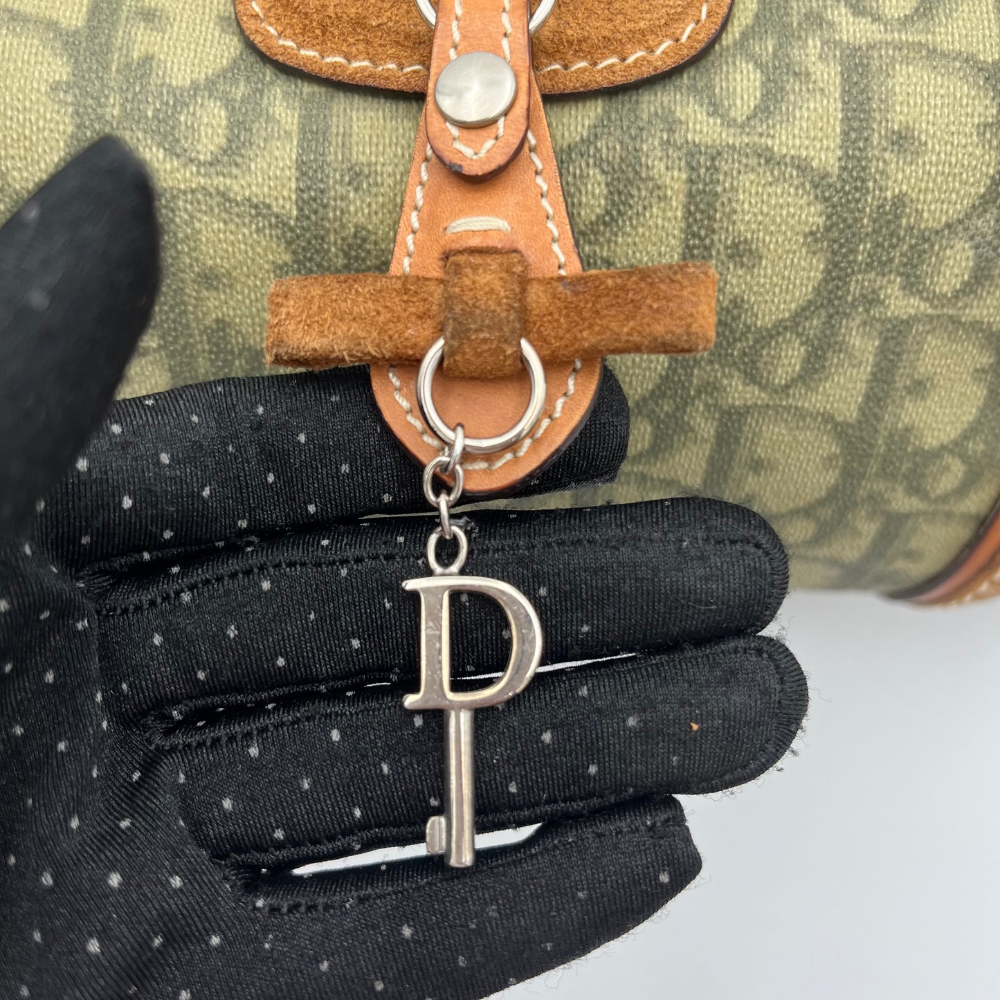 Christian Dior Romantique Trotter Barrel Bag
