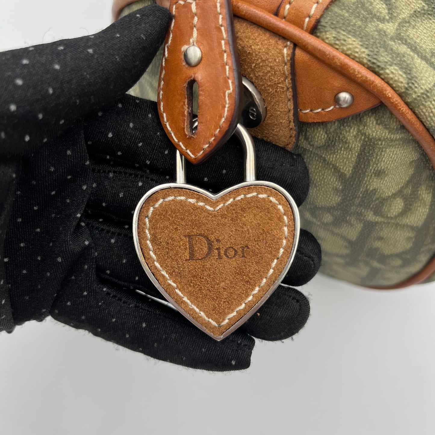 Christian Dior Romantique Trotter Barrel Bag