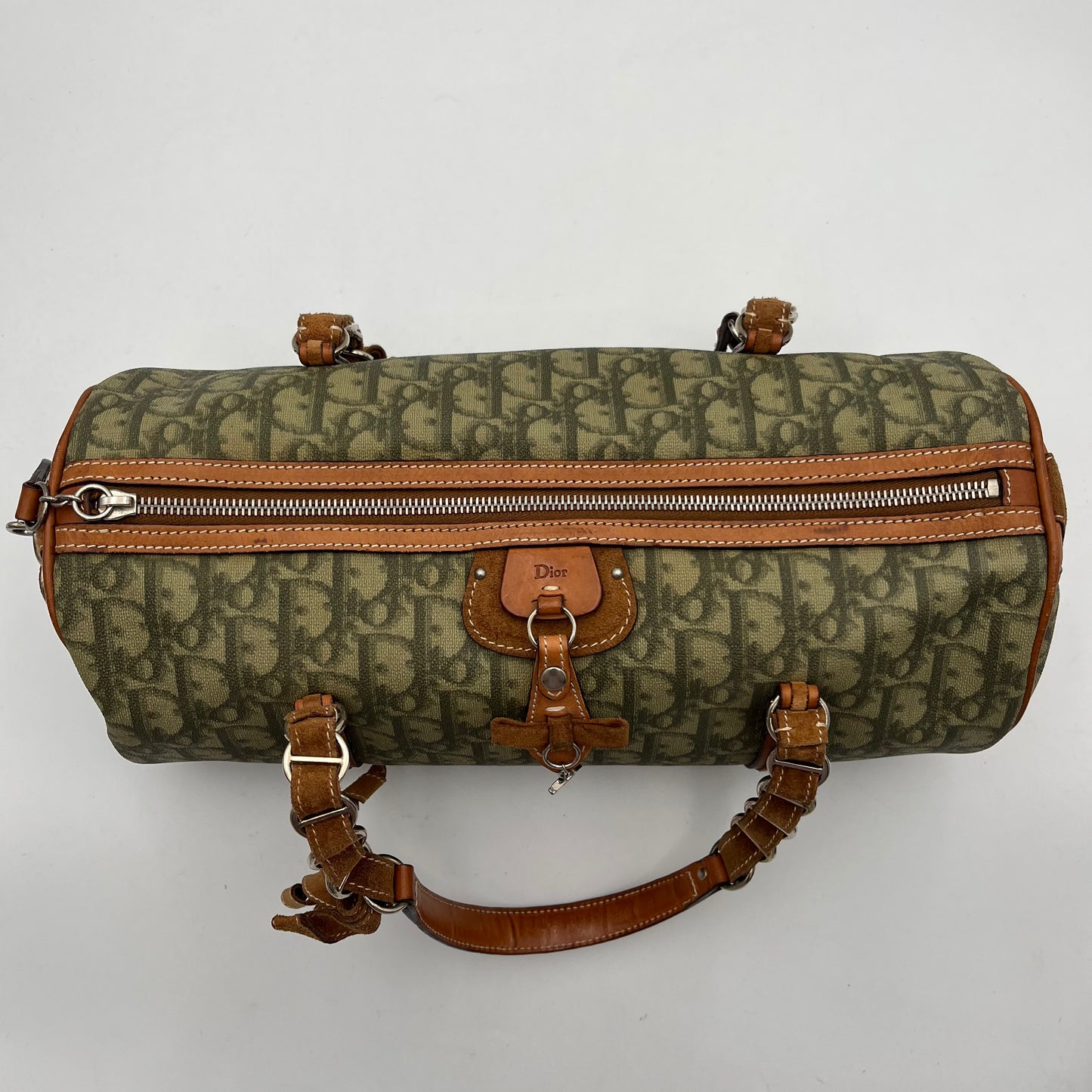 Christian Dior Romantique Trotter Barrel Bag