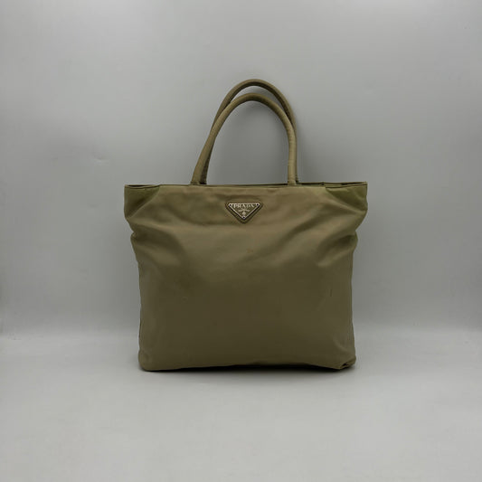 Prada Beige Nylon Tote