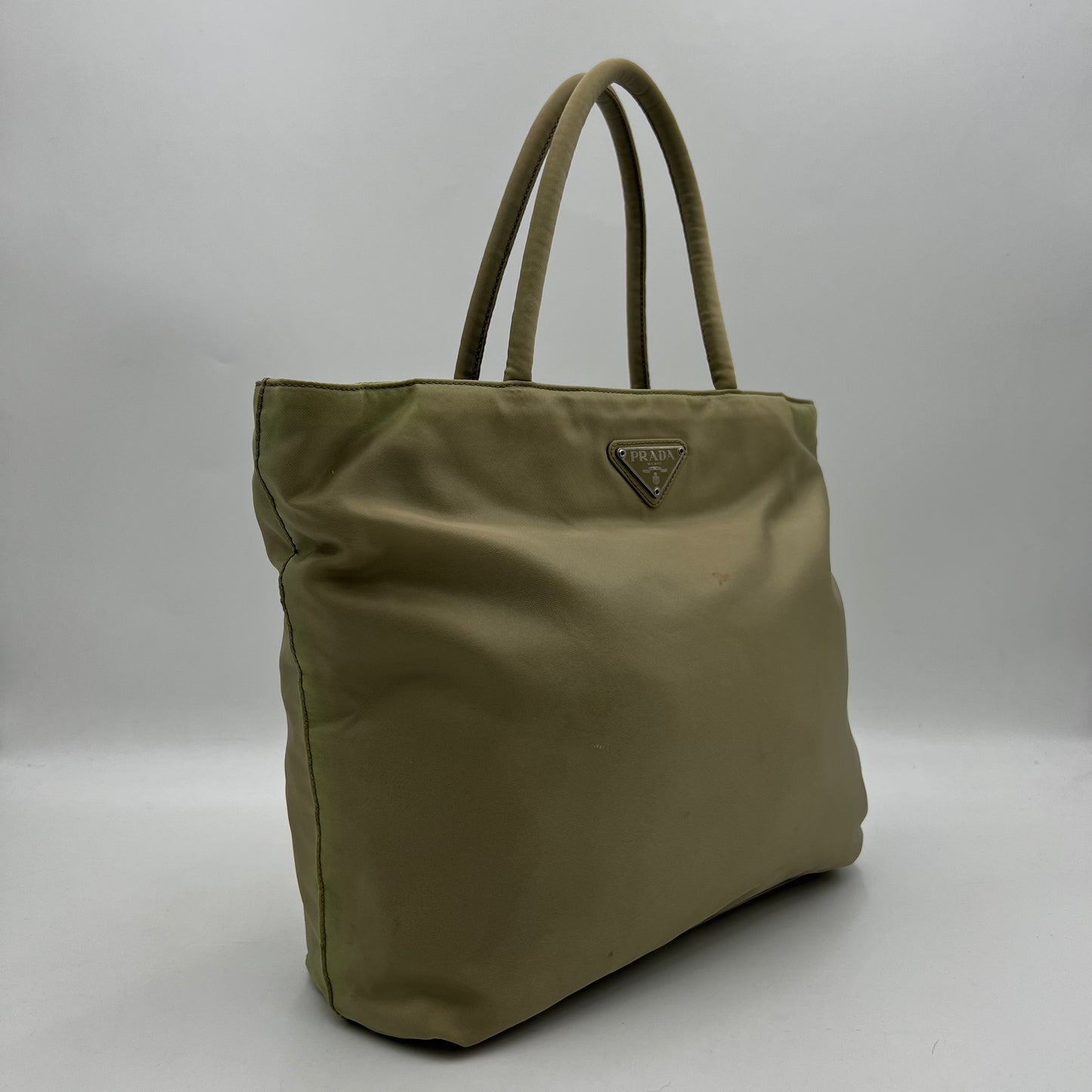 Prada Beige Nylon Tote