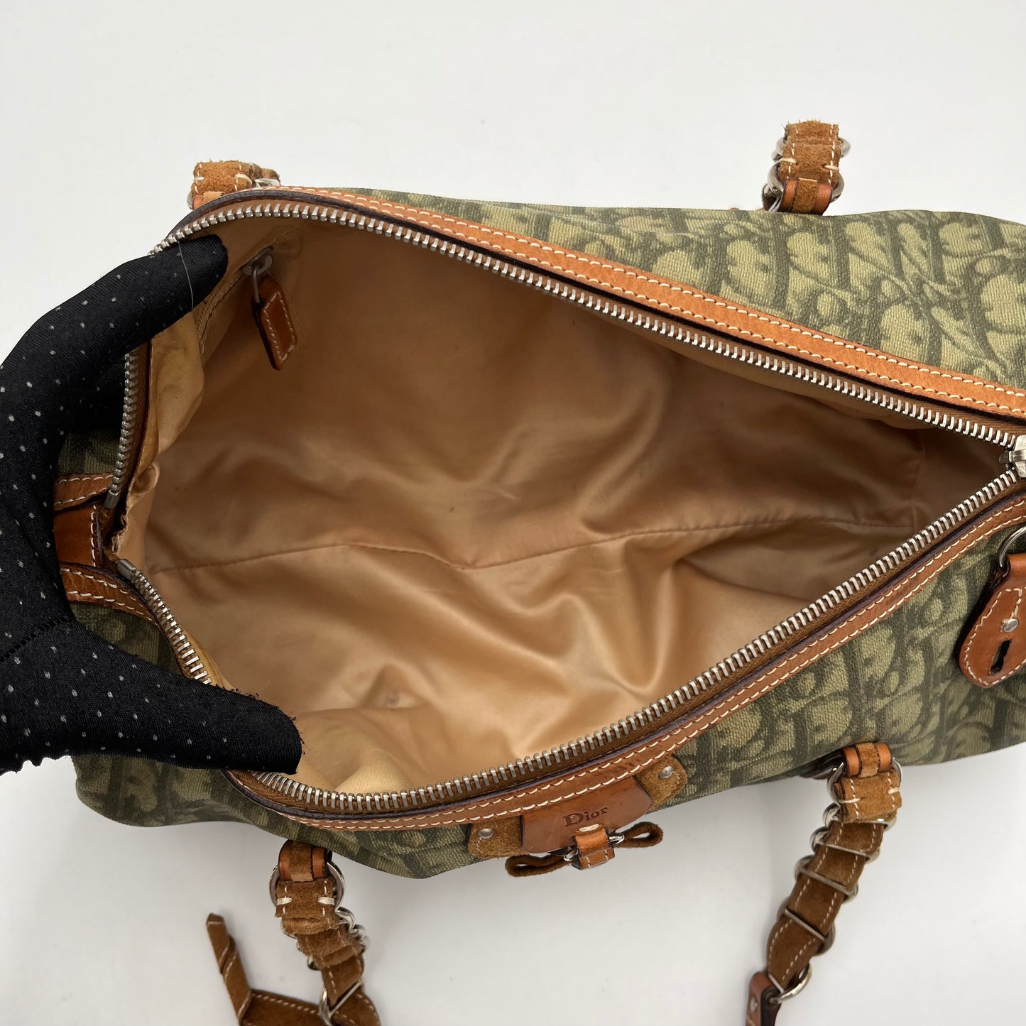 Christian Dior Romantique Trotter Barrel Bag