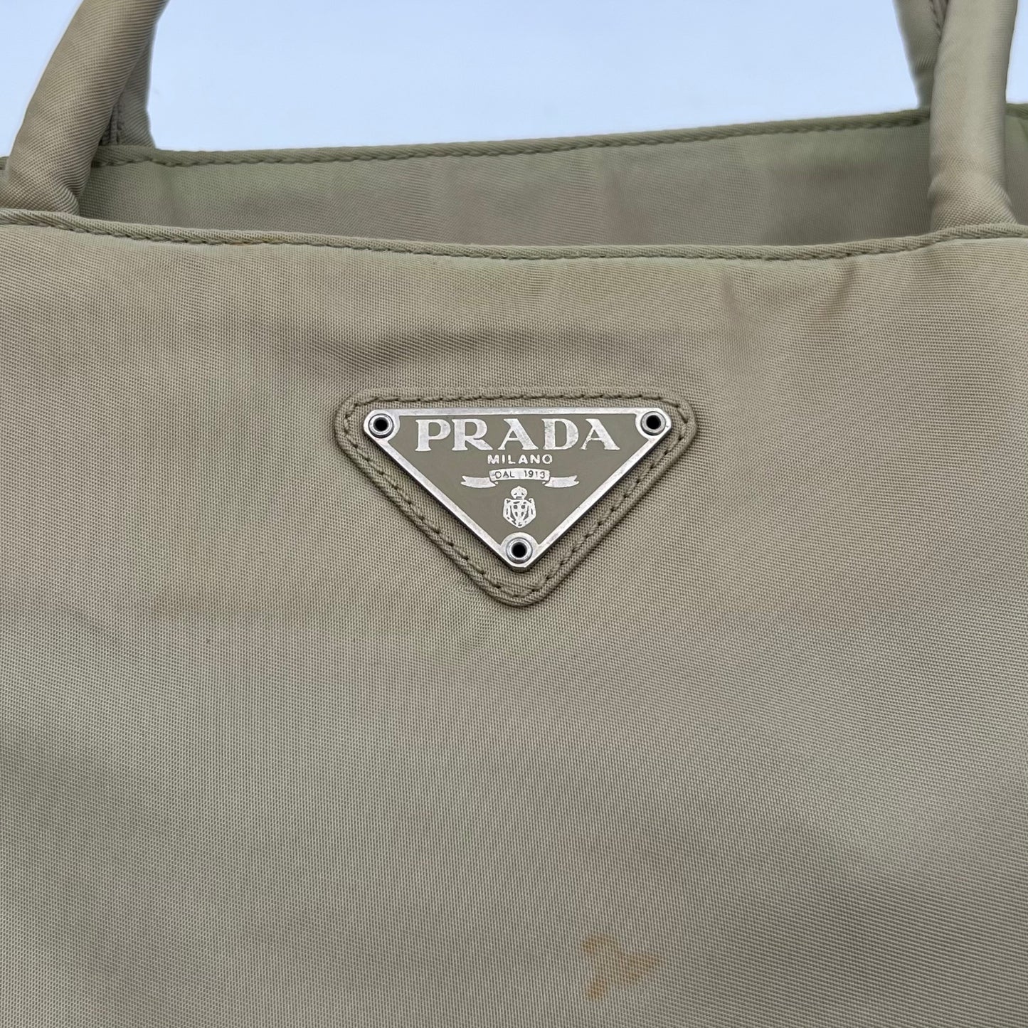 Prada Beige Nylon Tote