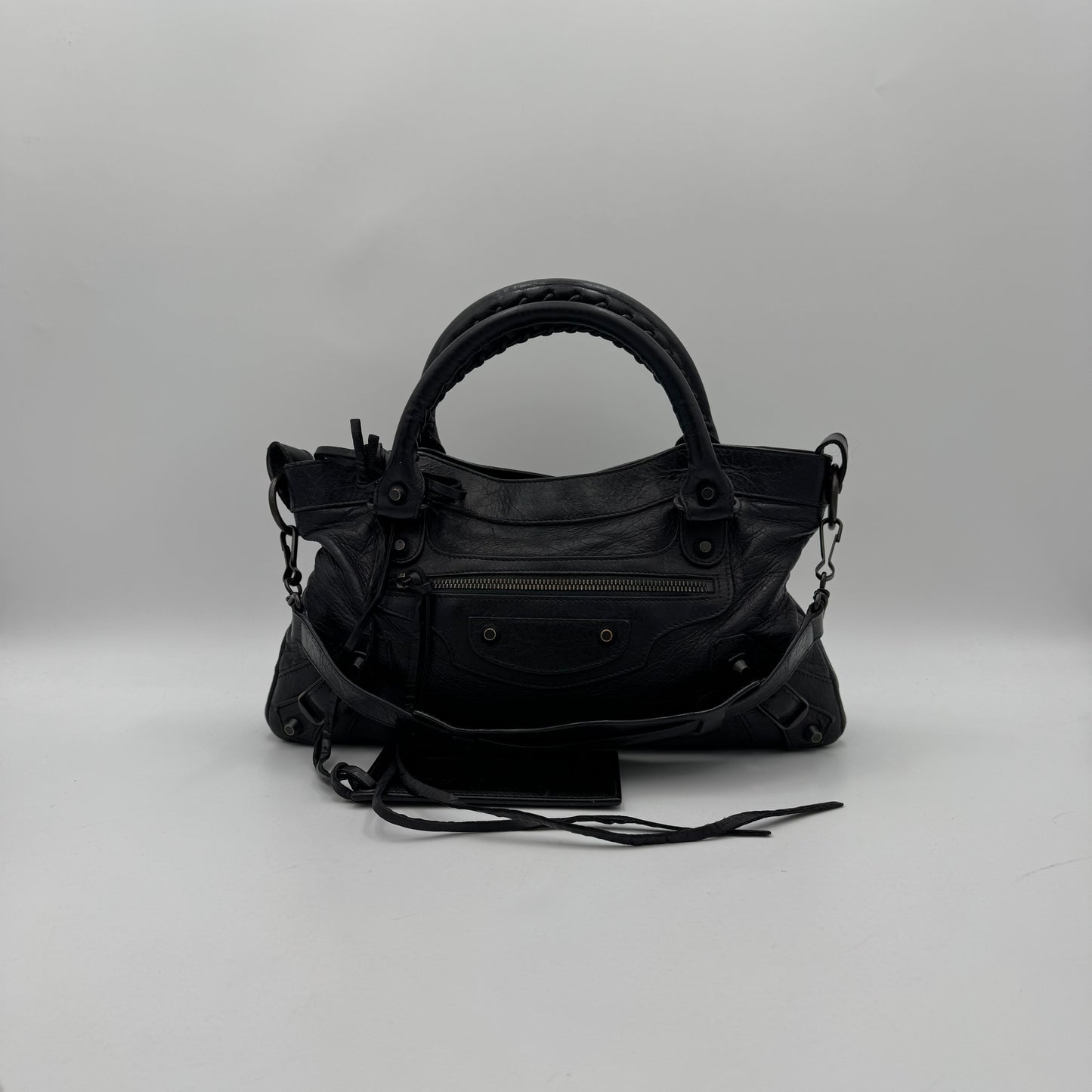 Balenciaga Black Leather Classic First